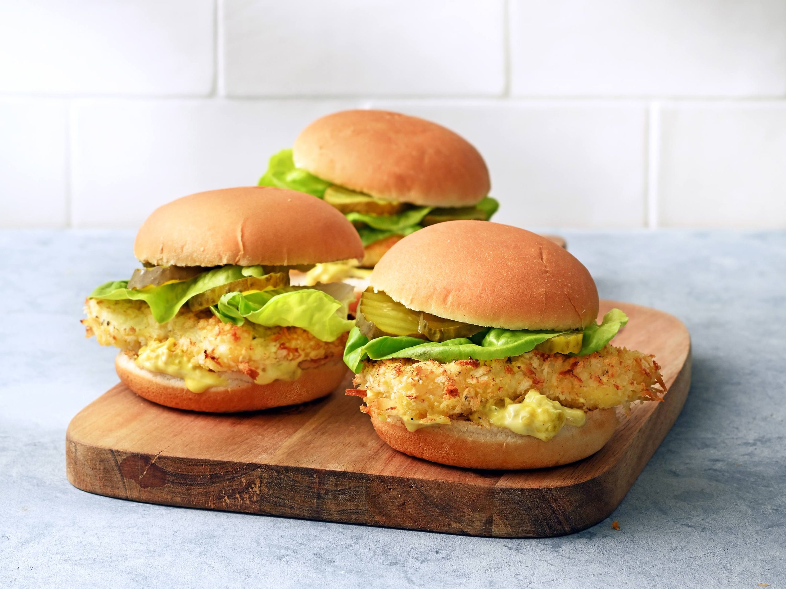 Air Fryer Crispy Fish Sandwiches | Savory