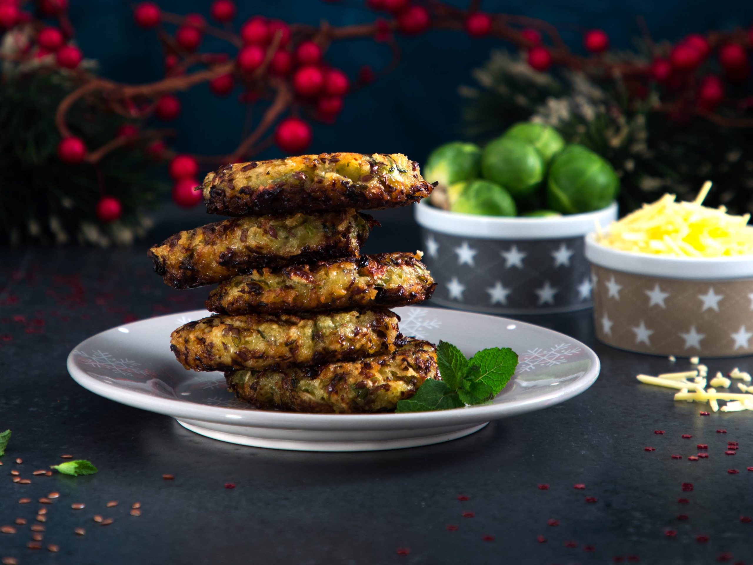 Violife Vegan Brussels Sprouts Fritters | Savory