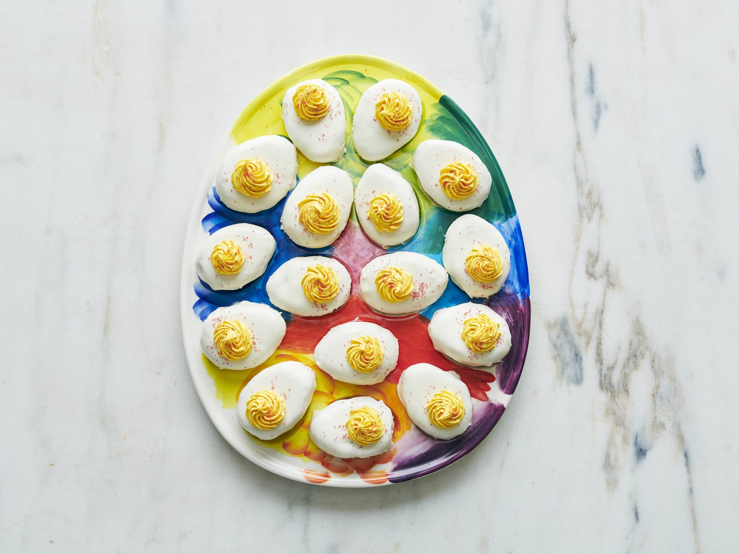 Deviled Egg Cake Pops | Savory