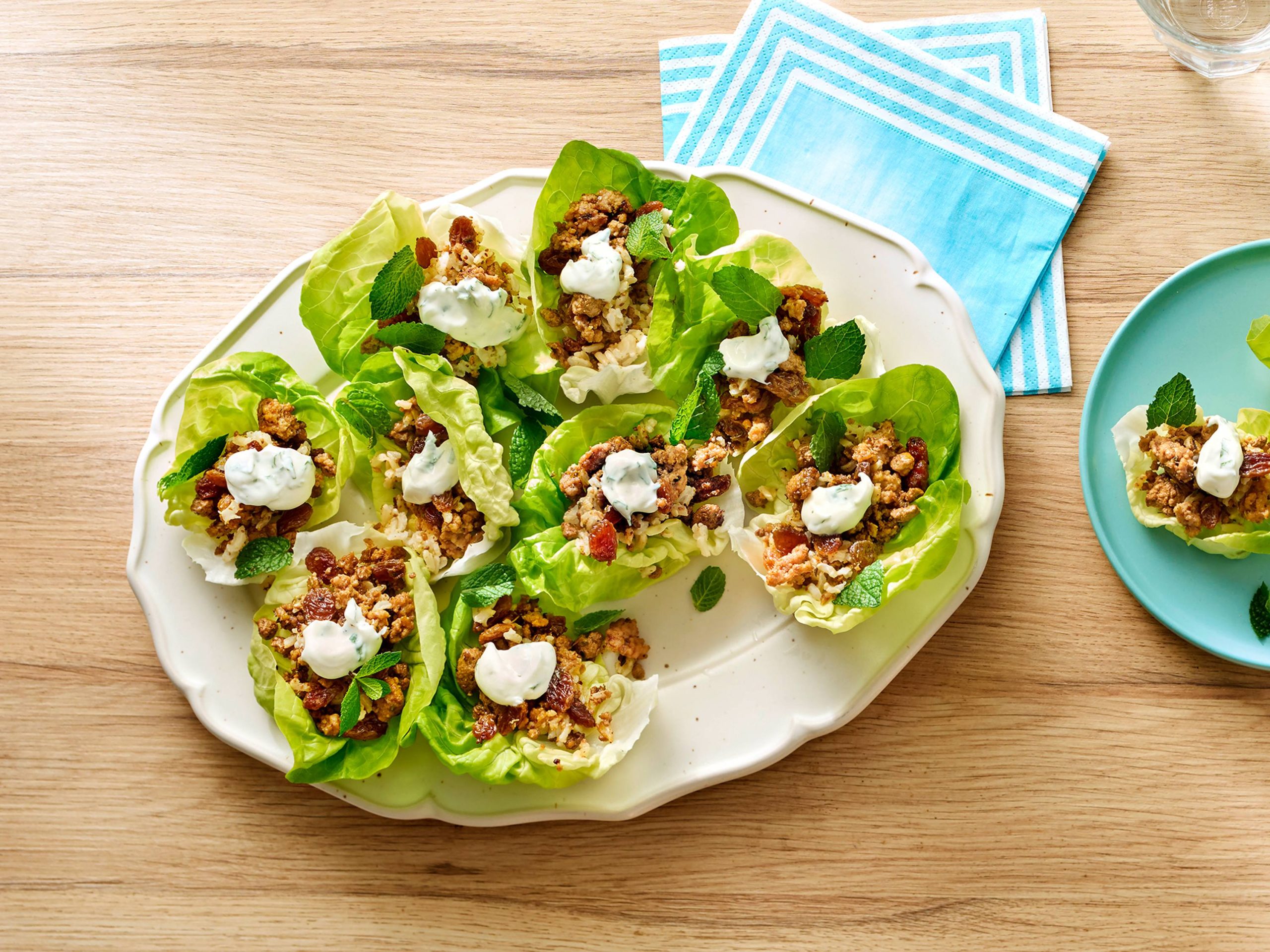 Lamb and Mint Lettuce Cups | Savory