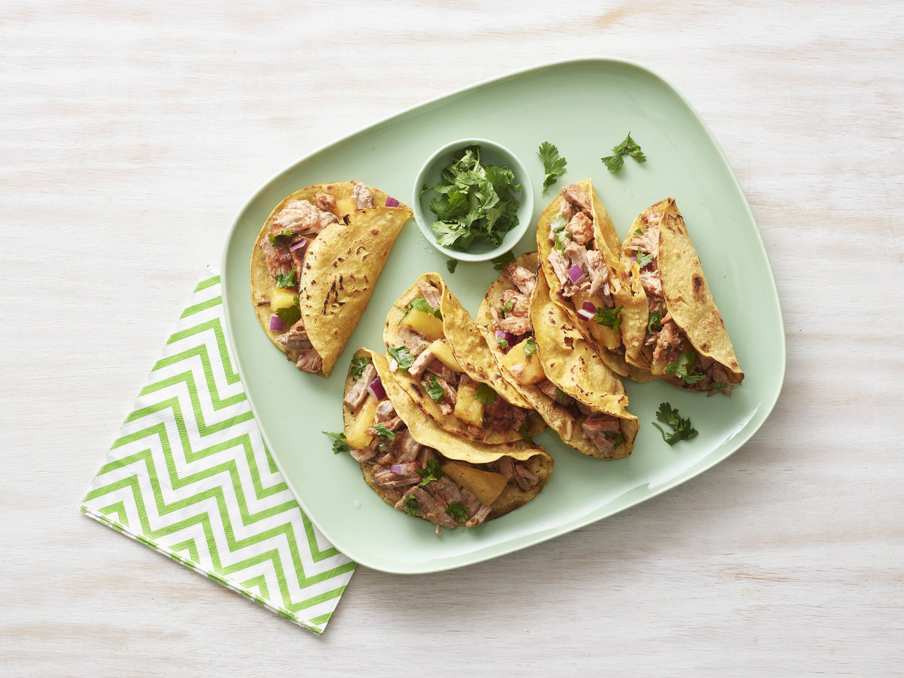 Slow Cooker Pork Tacos al Pastor Savory