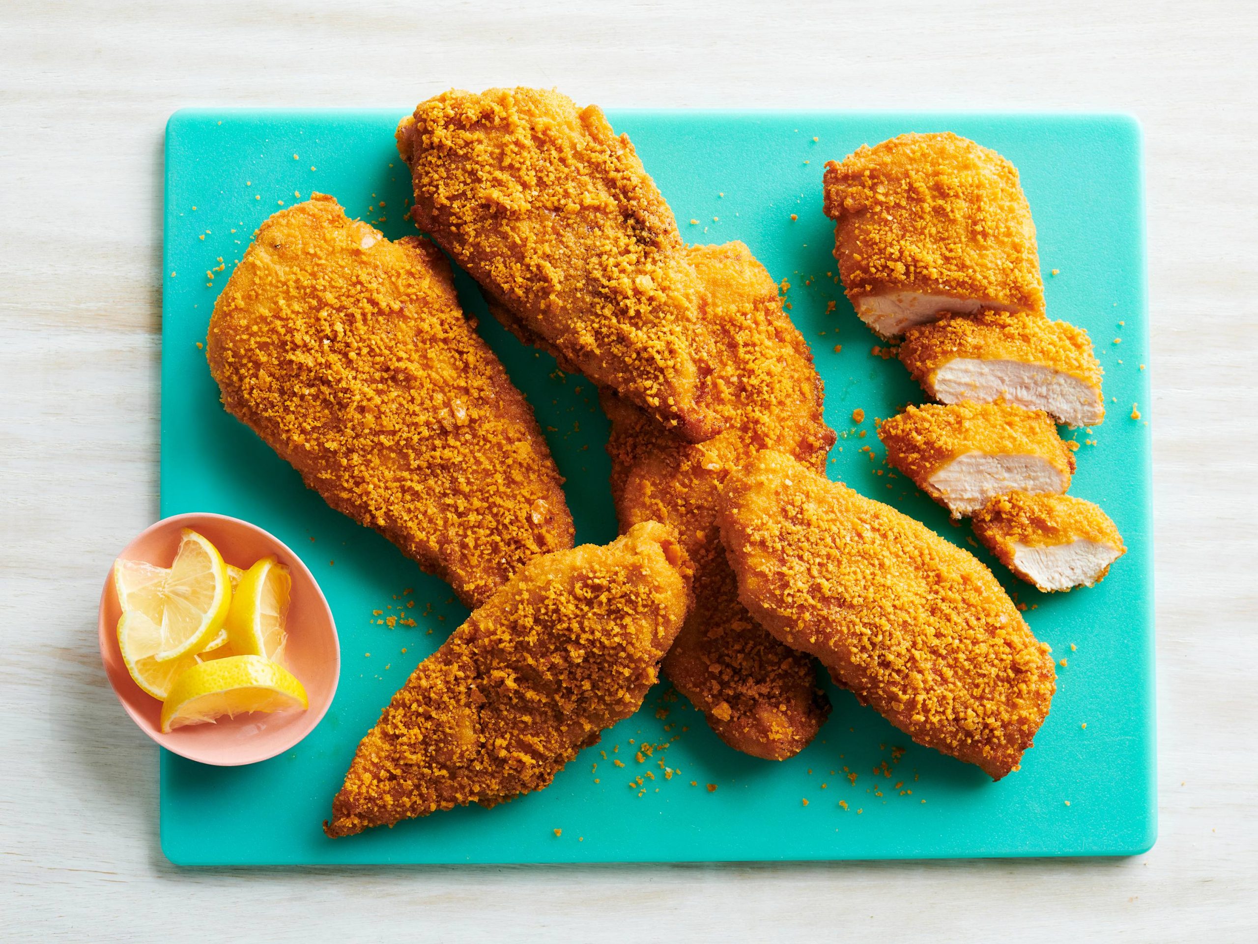 Cheese Cracker–Crusted Chicken | Savory
