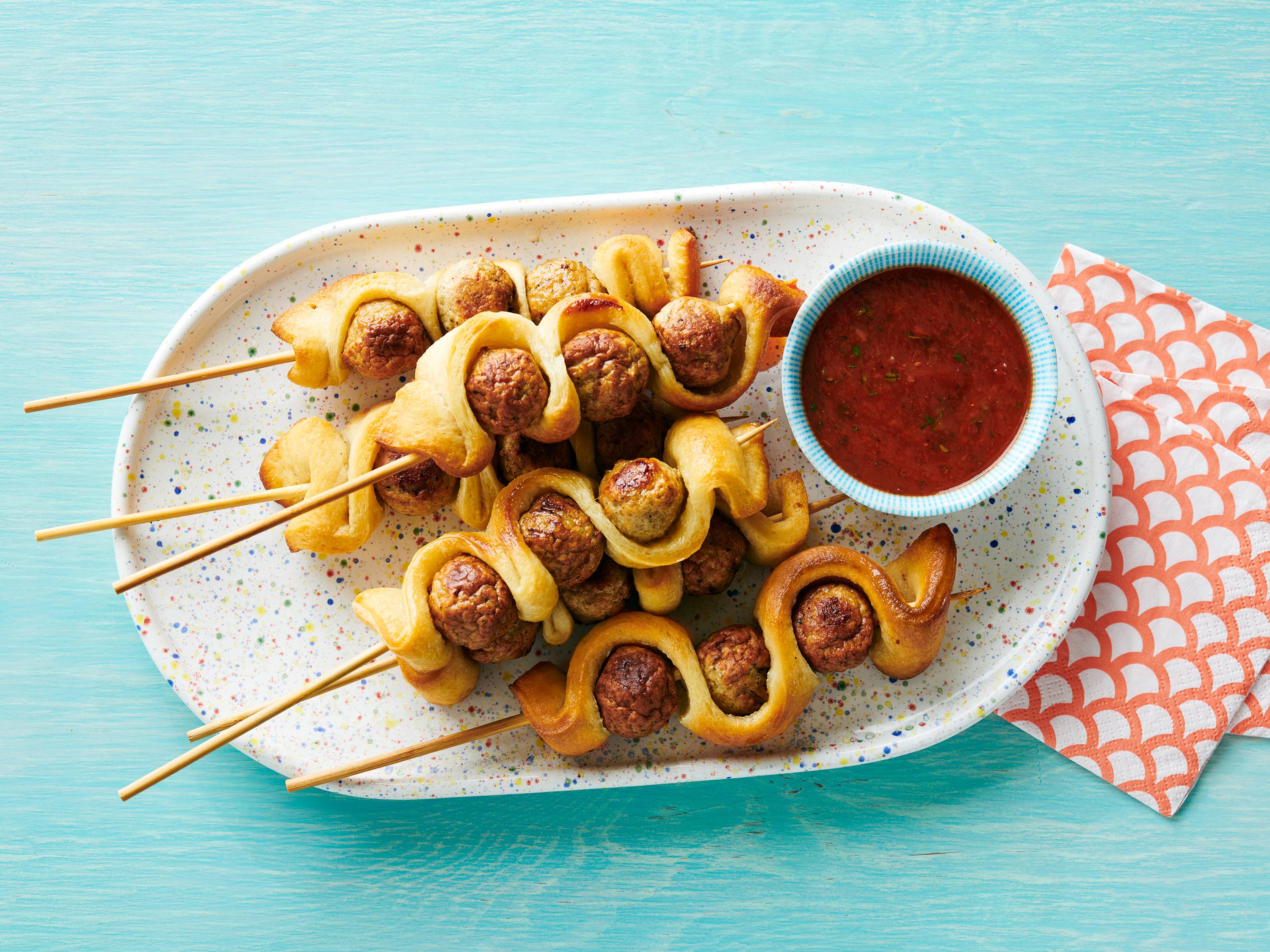 Meatball Sub on a Stick Savory
