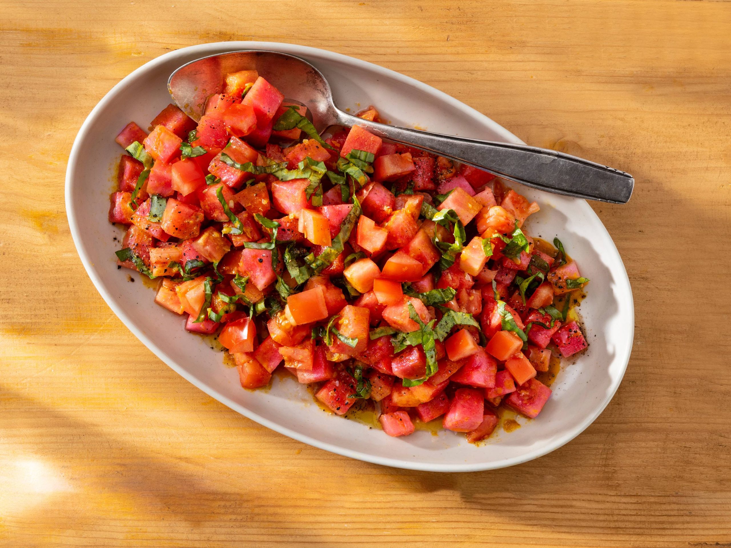 Spicy Tomato and Watermelon Salad | Savory