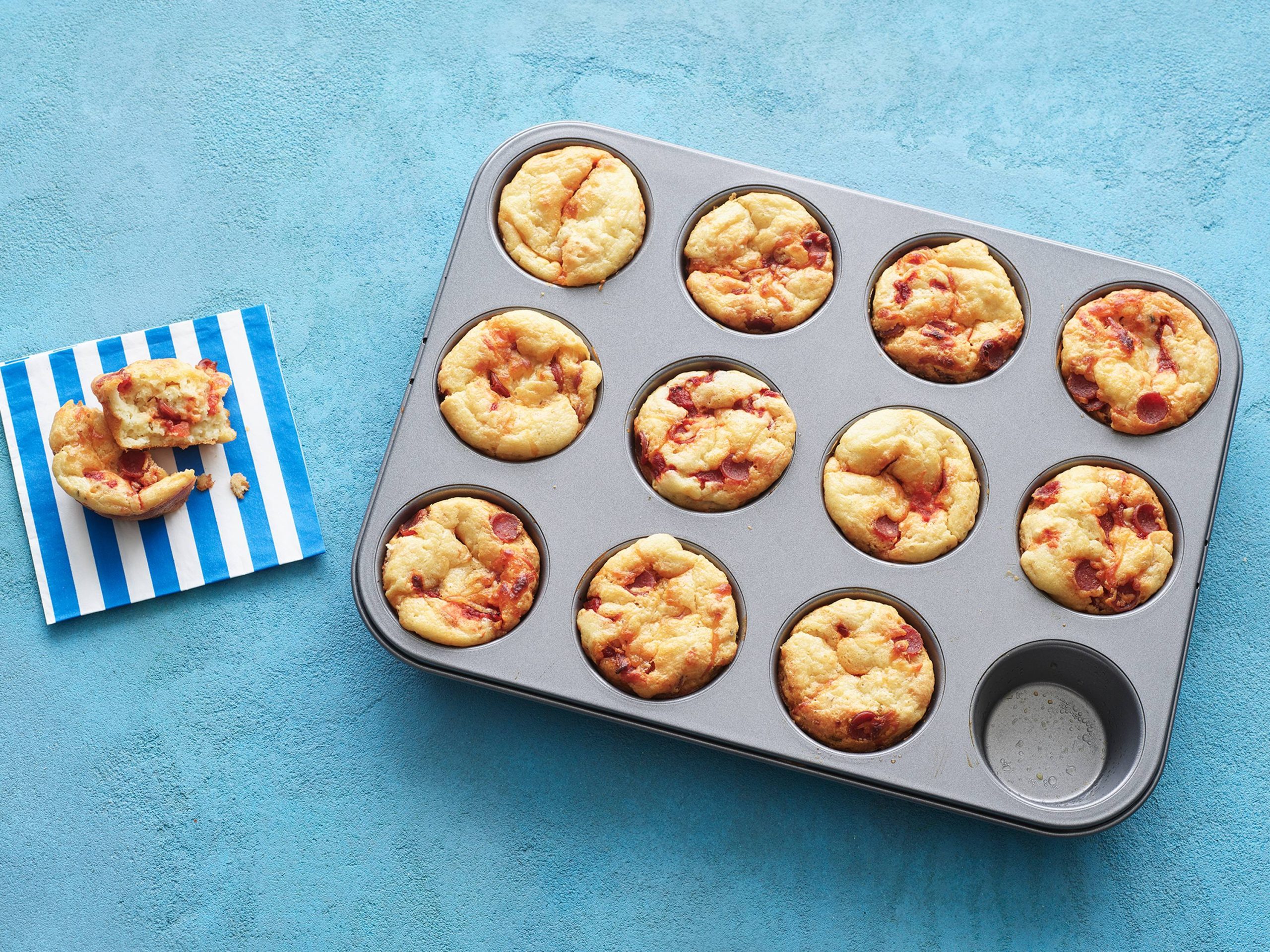 Pizza Muffins | Savory