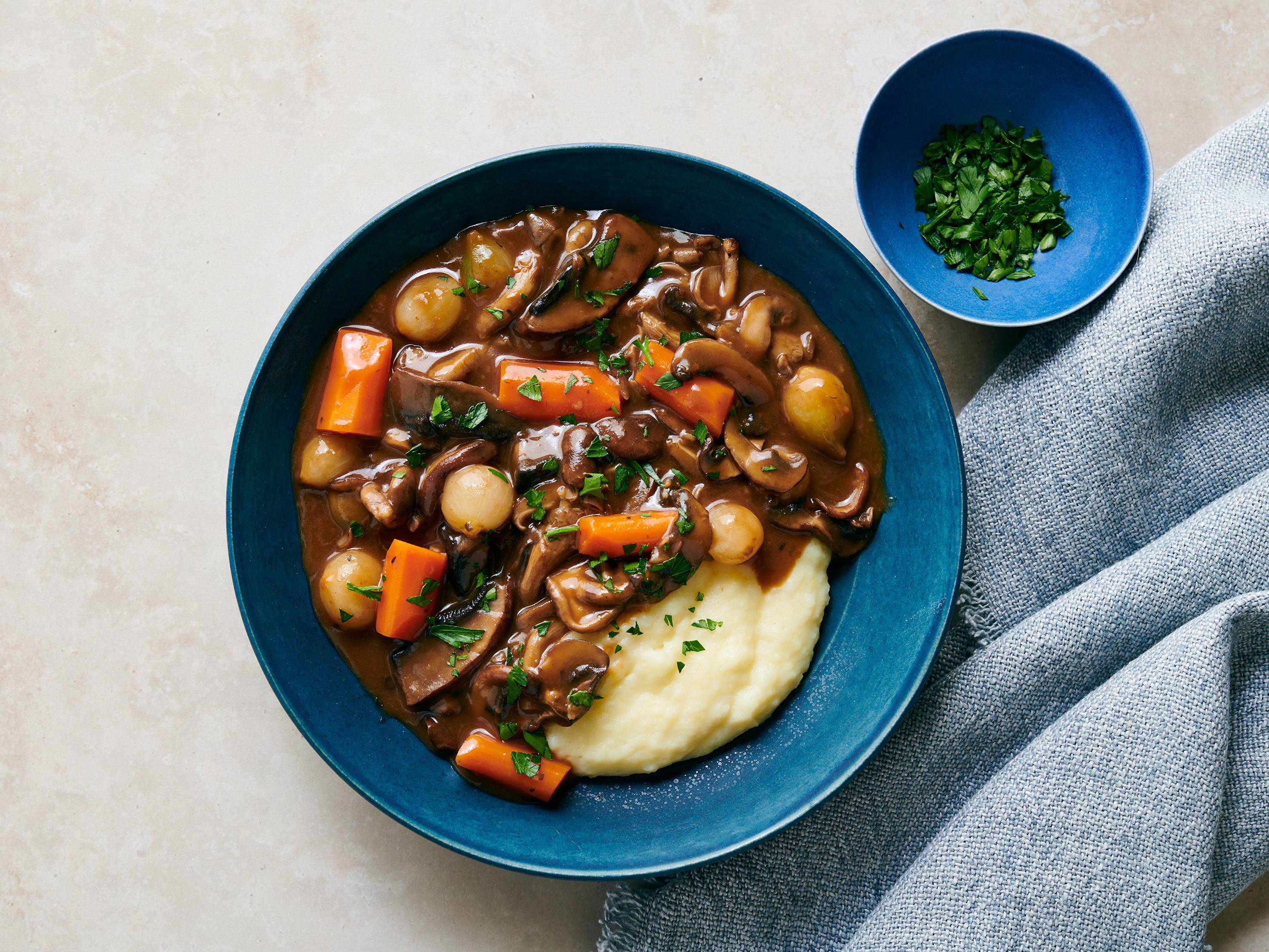 Mushroom stew top instant pot