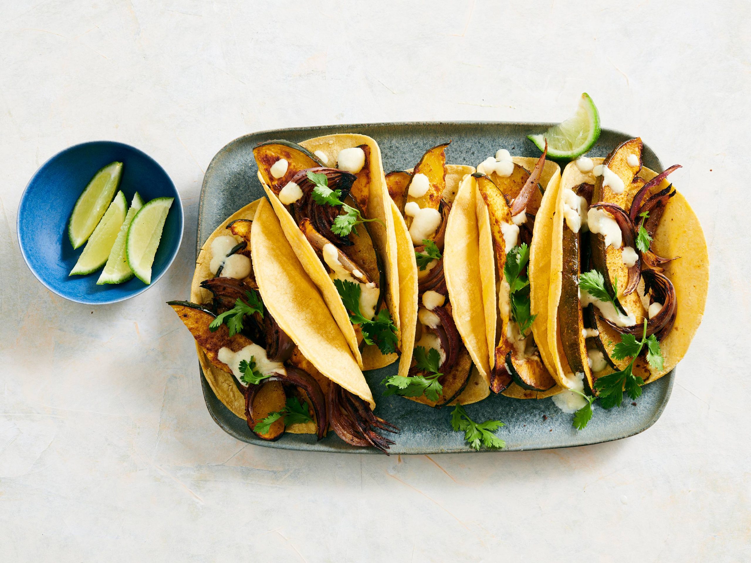 Air-Fryer Acorn Squash Tacos | Savory