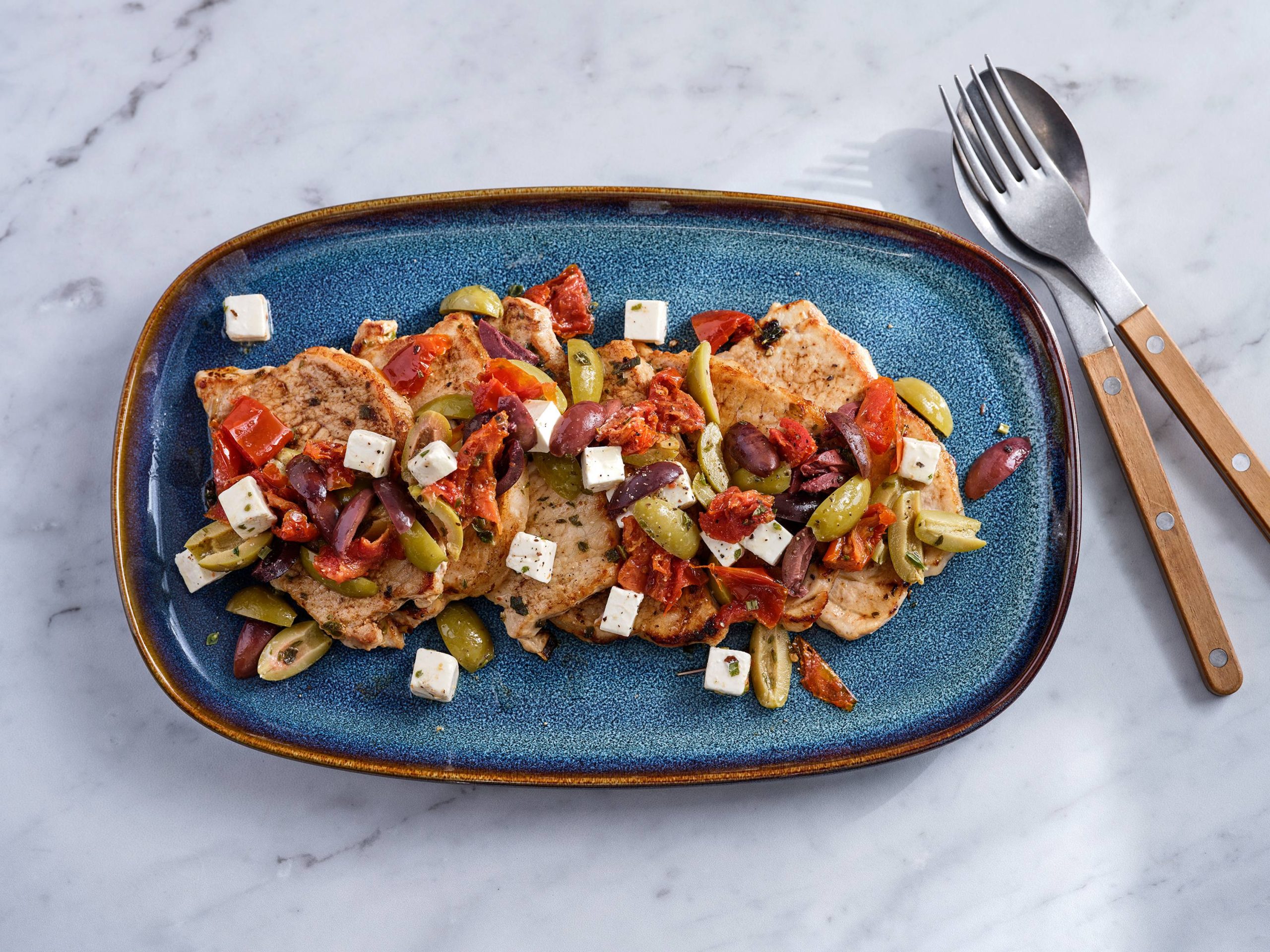 Mediterranean Pork Chops | Savory