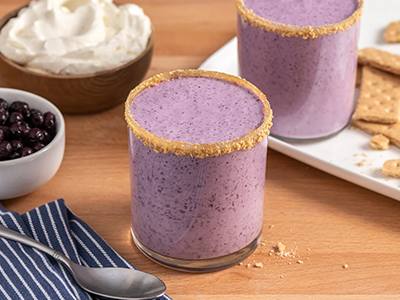 Wyman's Wild Blueberry Cheesecake Smoothie | Savory
