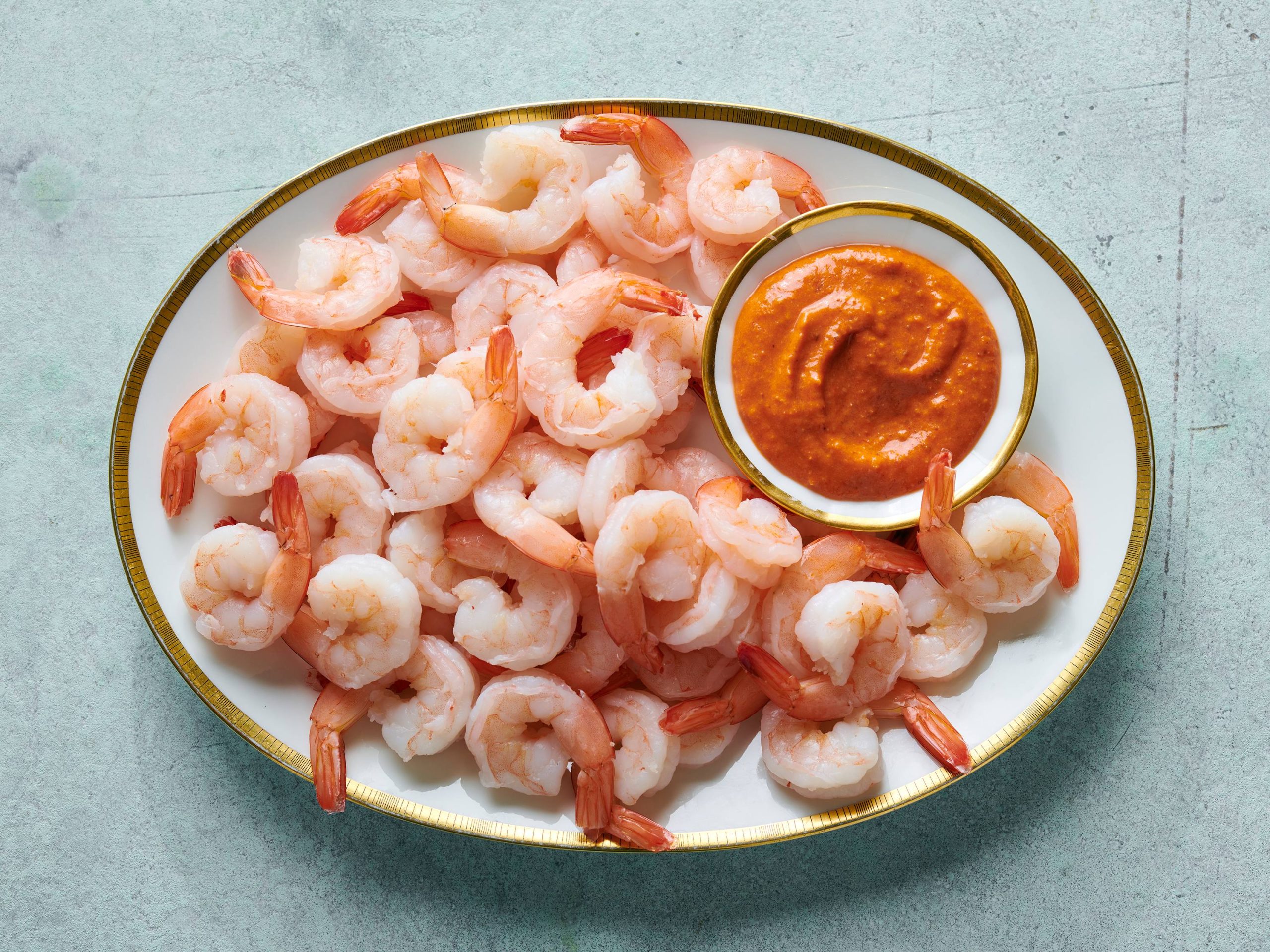 Shrimp with Easy Romesco Sauce | Savory