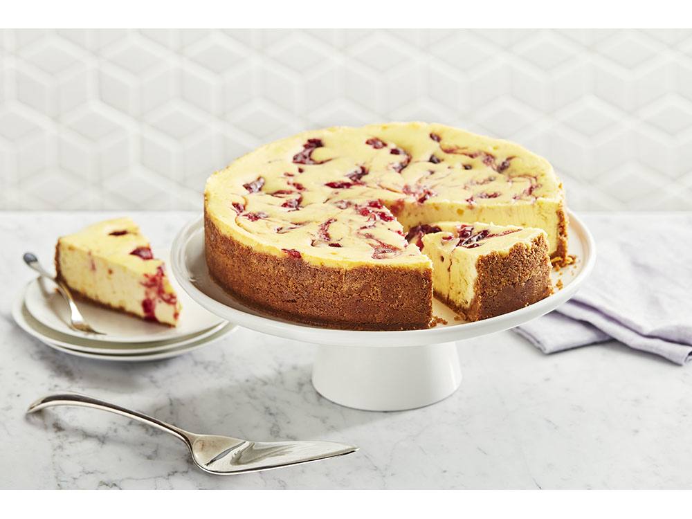 Breakstone's Cranberry Marble Cheesecake | Savory