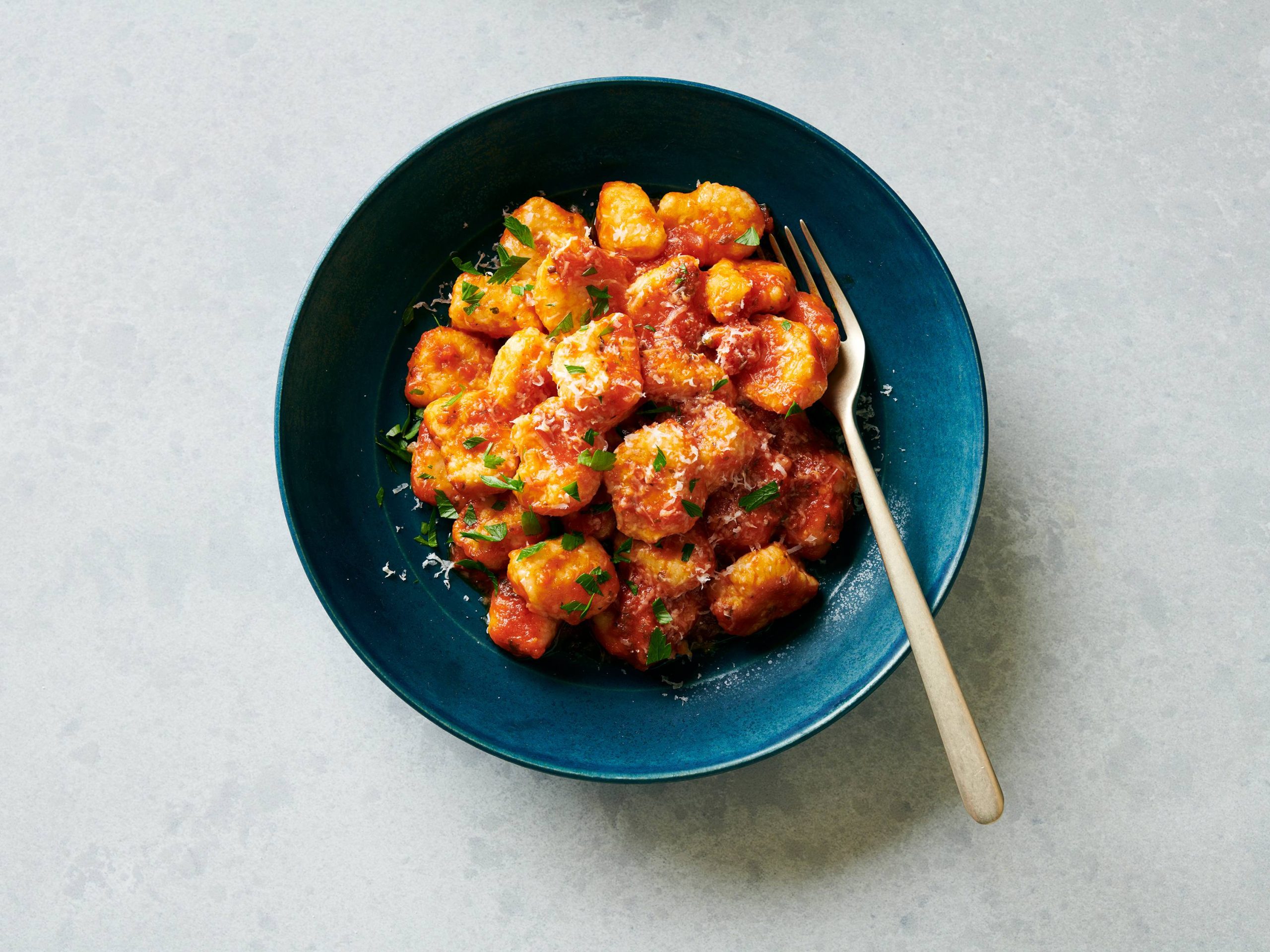 Cauliflower Gnocchi with Marinara Sauce Savory
