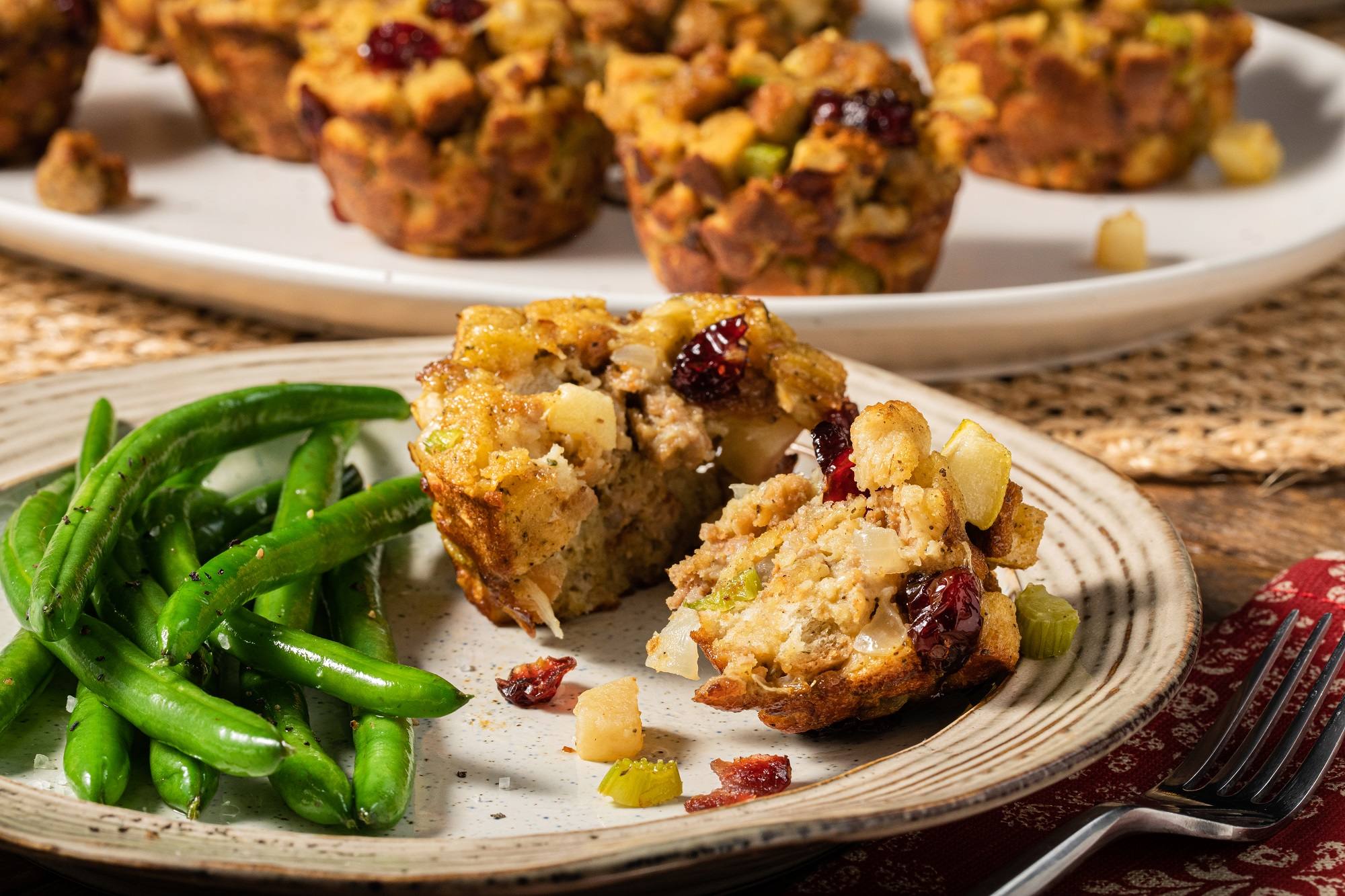 McCormick® Sausage Stuffing Muffins Savory