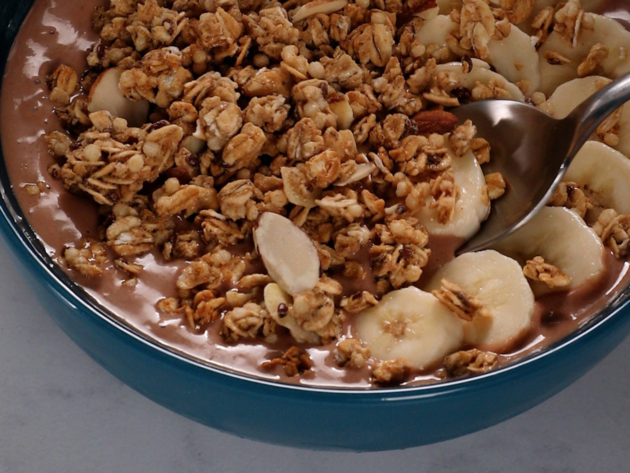 Live Pure Chocolate PB Smoothie Bowl with Bear Naked® Granola | Savory