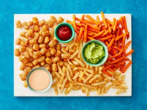 French fry grazing board