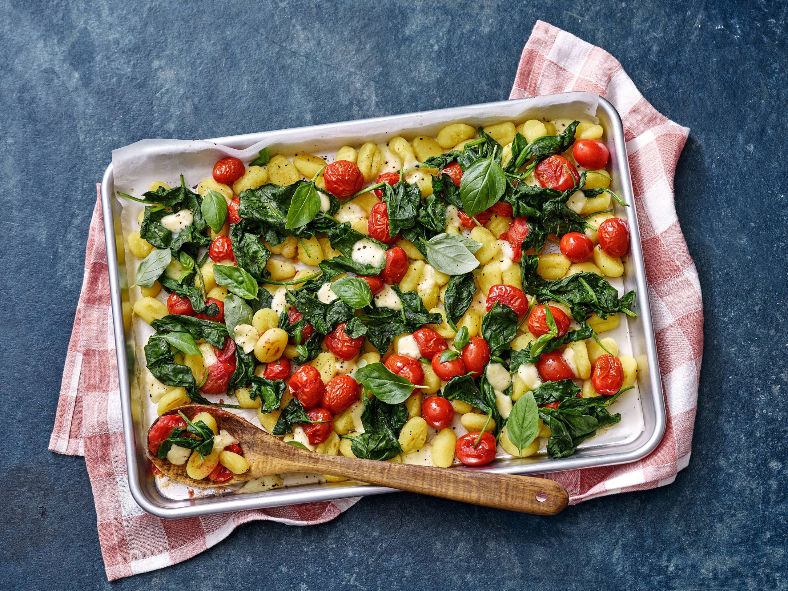 Sheet Pan Gnocchi Florentine | Savory