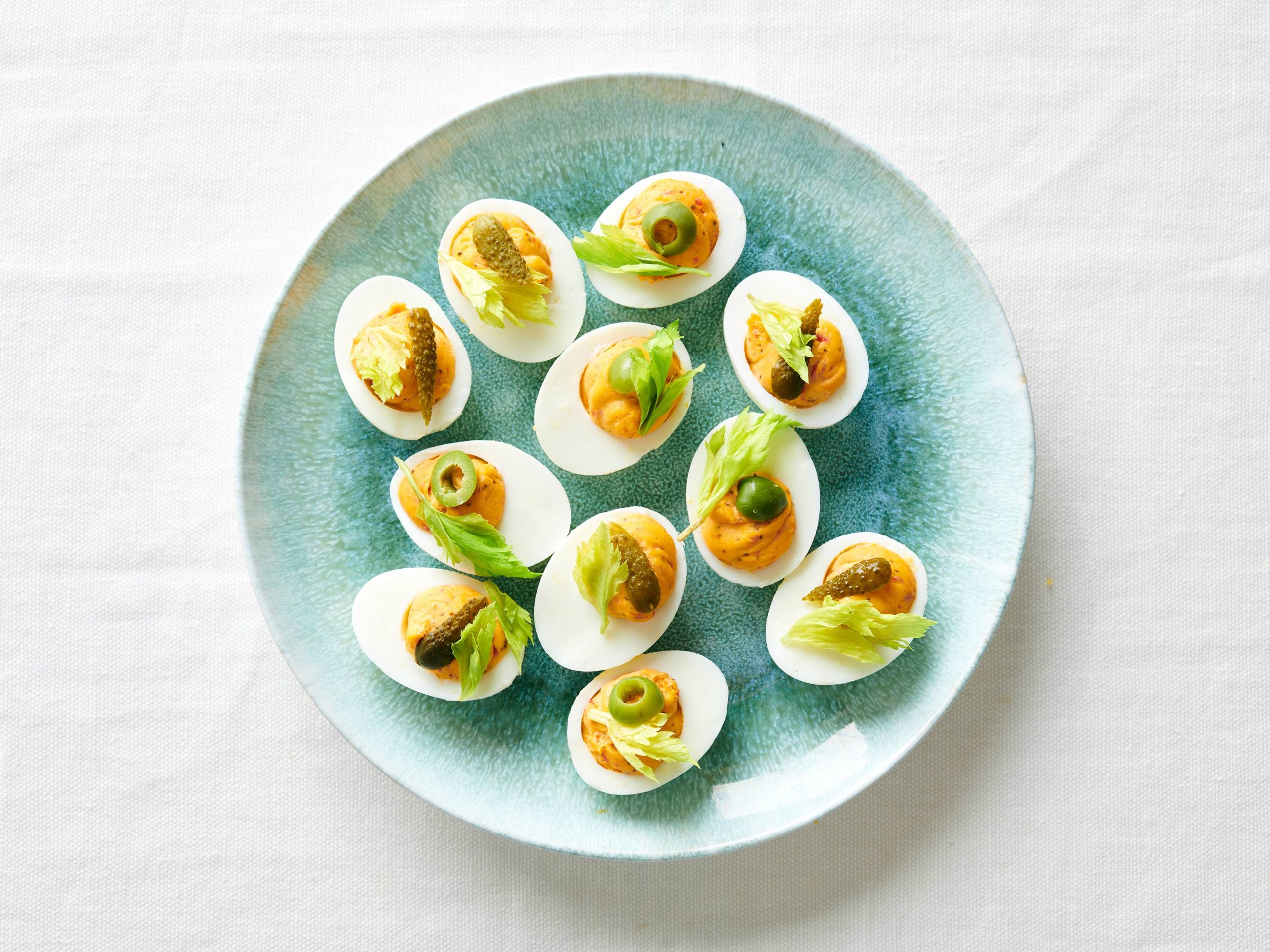 Bloody Mary Deviled Eggs | Savory