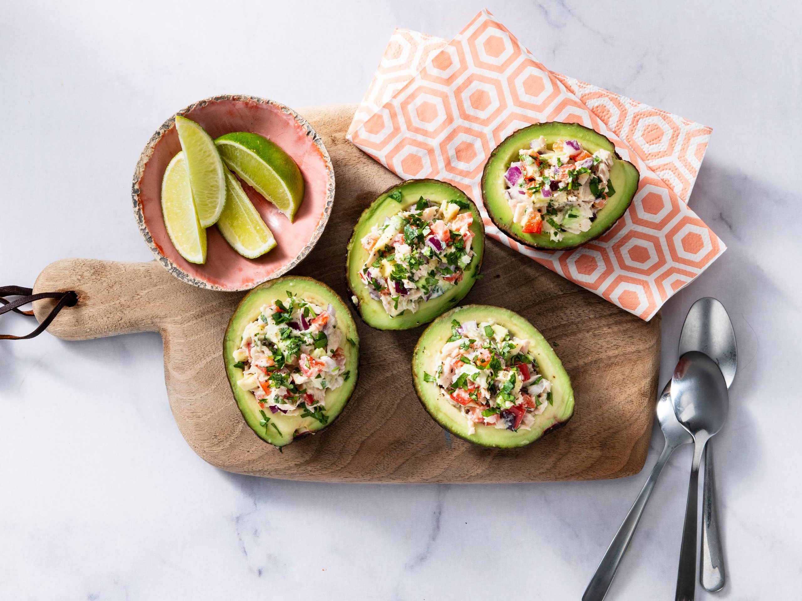 Tuna-Avocado Boats | Savory