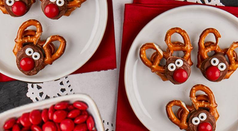 Reindeer Pretzel Bites | Savory