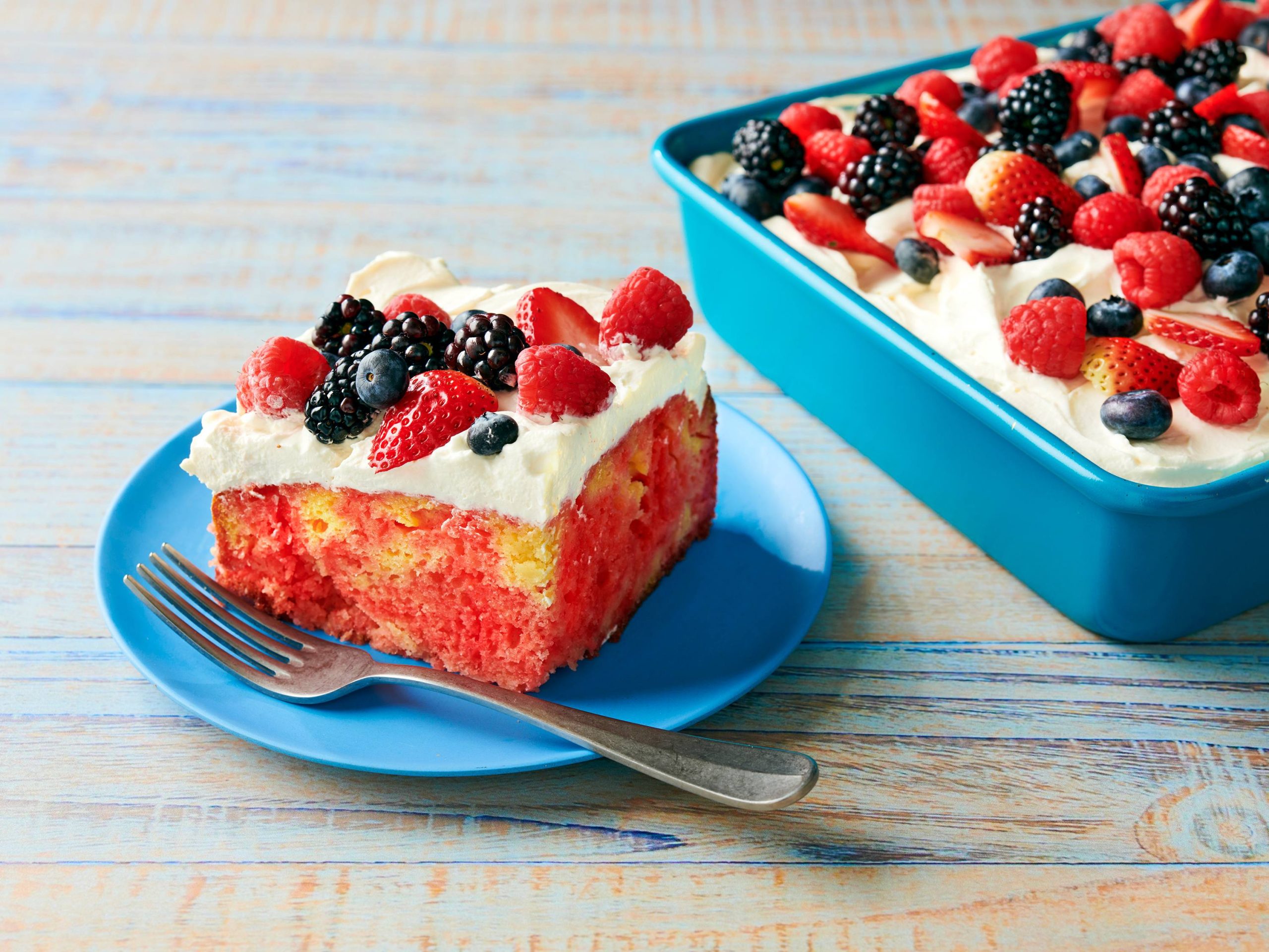 Berry Poke Cake | Savory