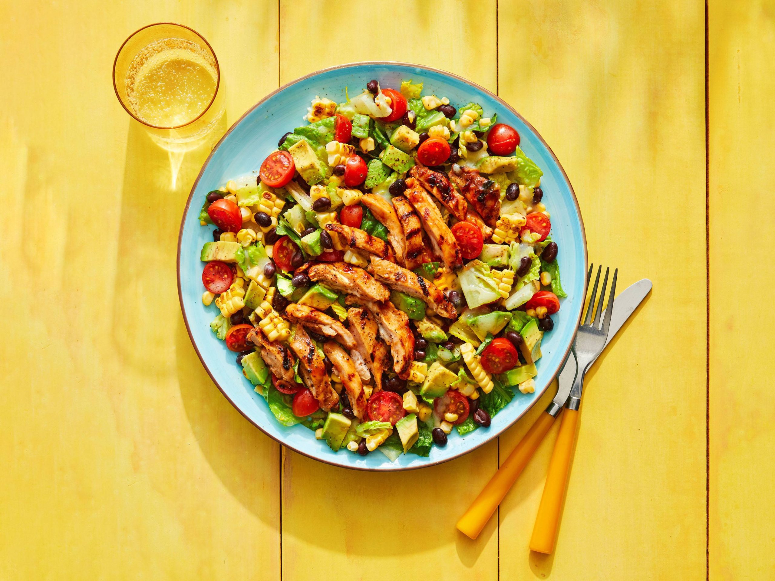 BBQ Chicken and Corn Salad | Savory
