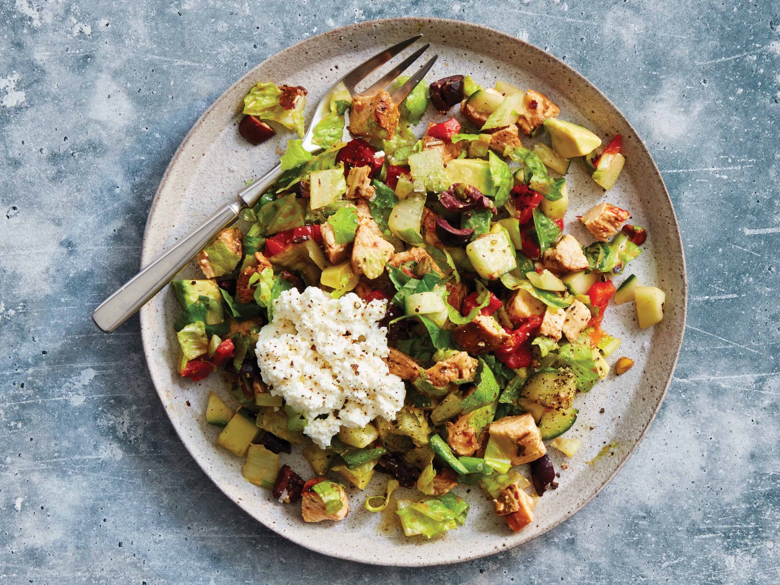Balsamic Rosemary Chicken Chopped Salad | Savory