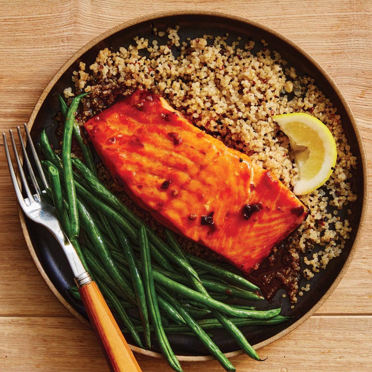 Air Fryer HoneyChipotle Salmon Savory