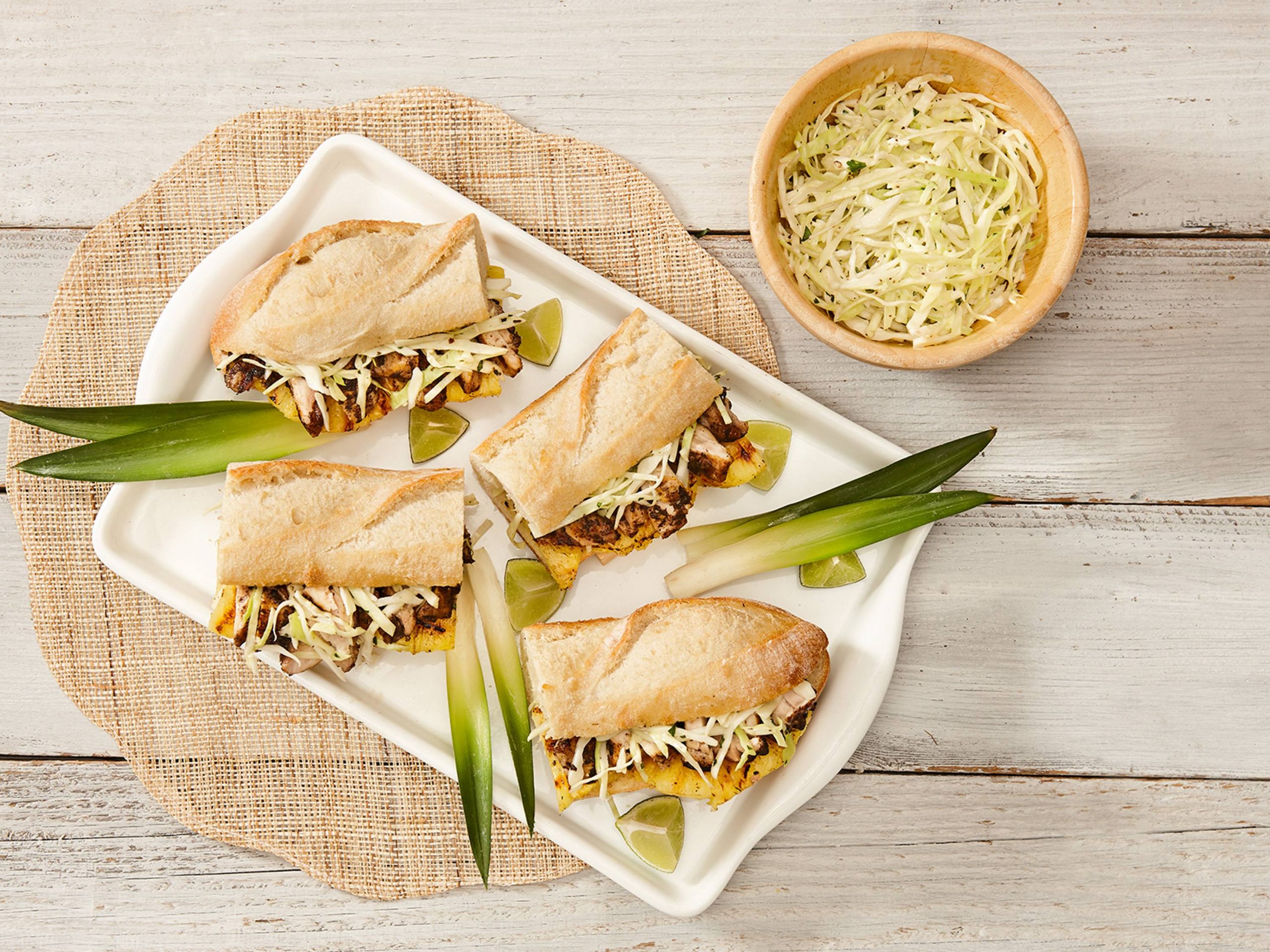 Pineapple Jerk Chicken Sandwiches | Savory