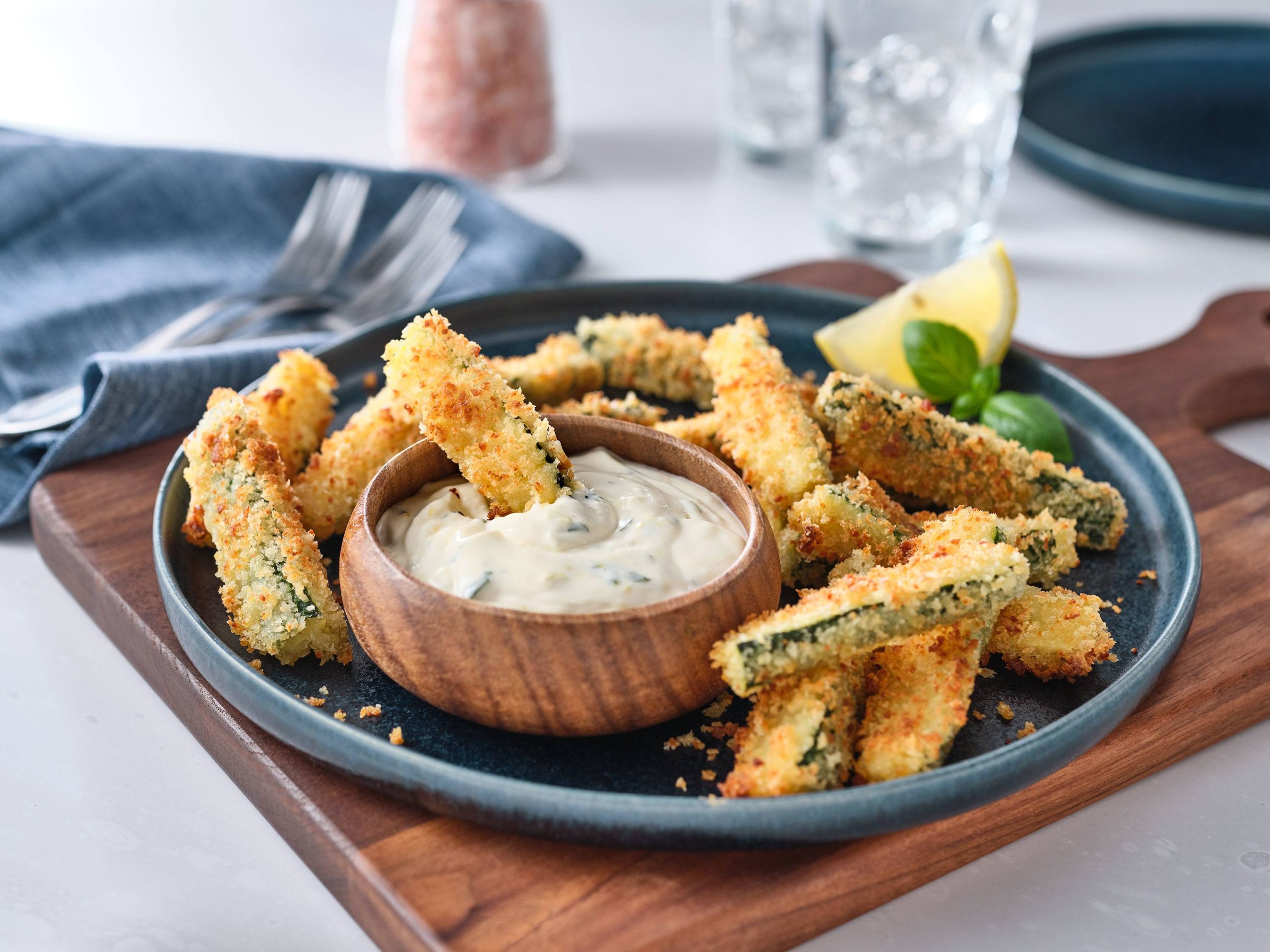 Hellmann's® Crispy Baked Zucchini Fries | Savory