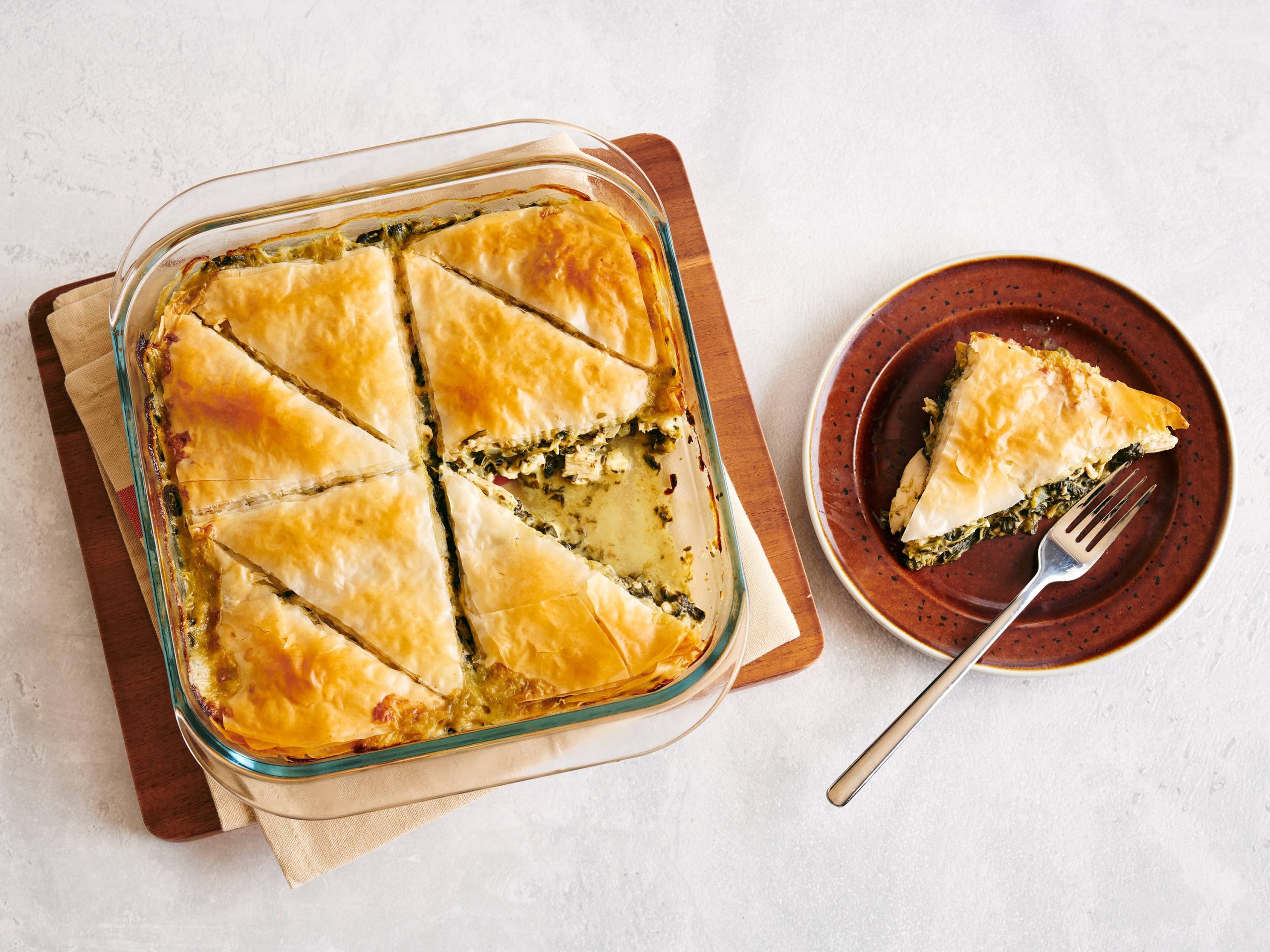 Chicken Spanakopita Bake | Savory