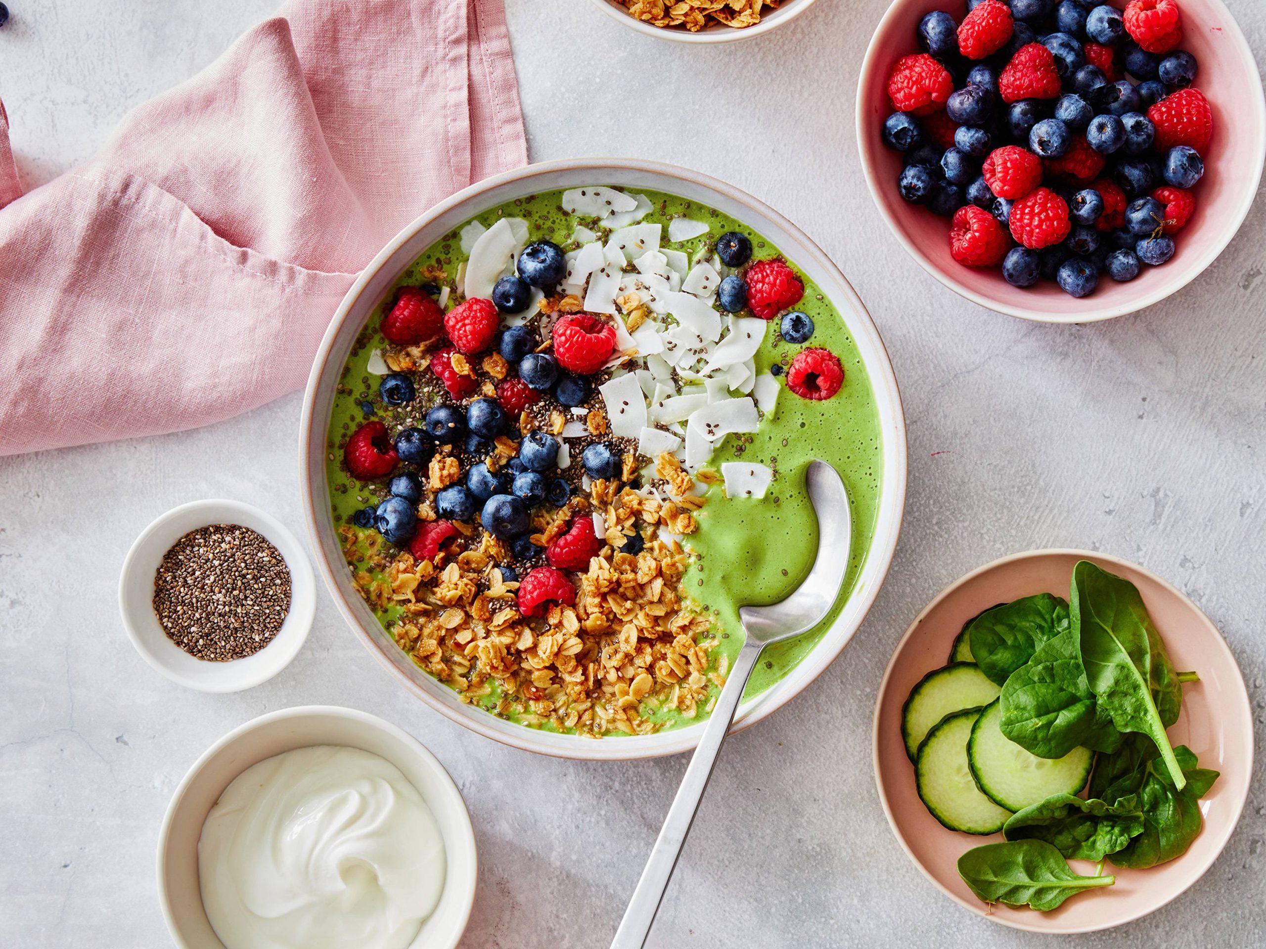 Tropical Green Smoothie Bowl | Savory