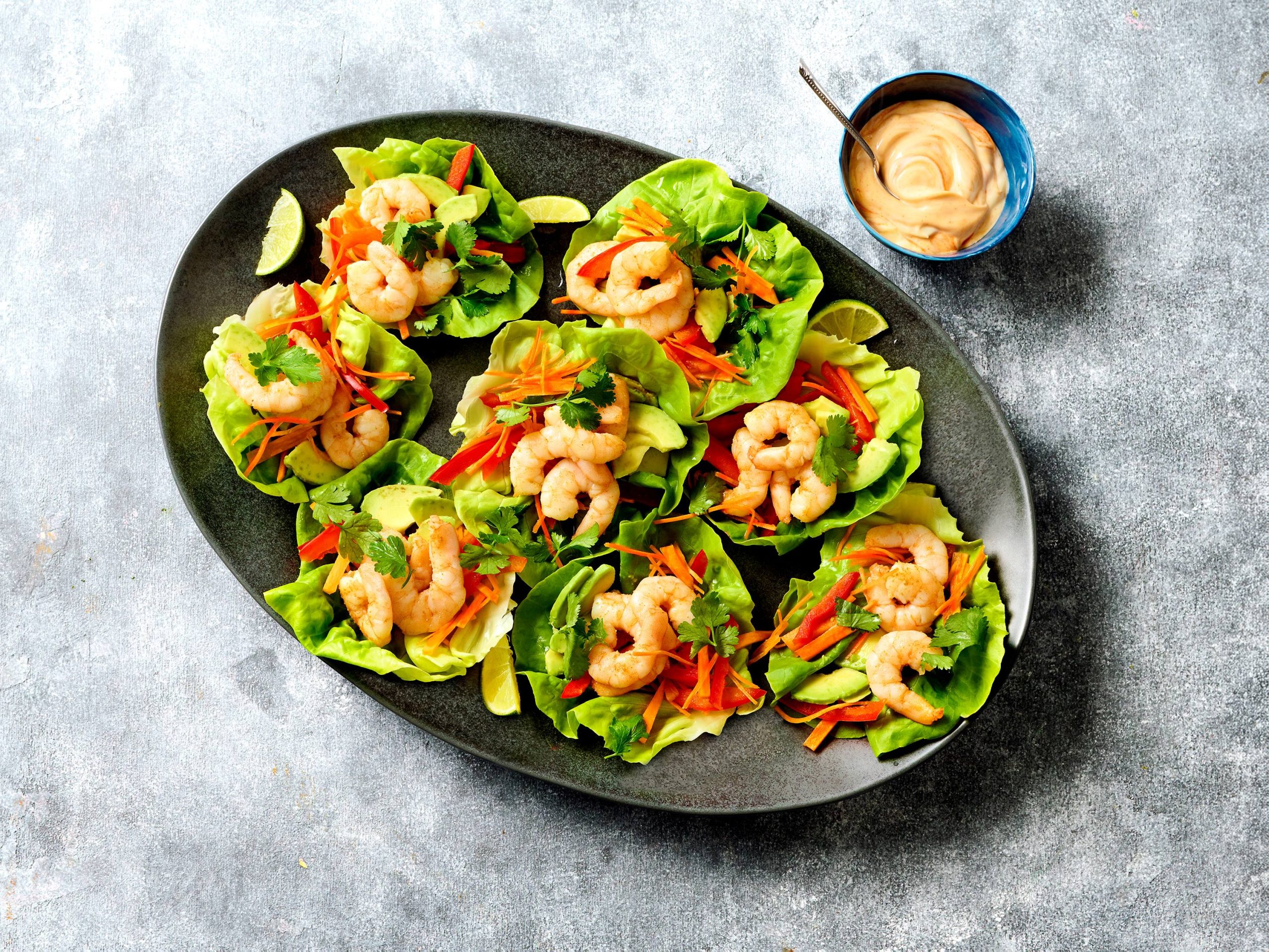 15-Minute Shrimp Lettuce Wraps | Savory