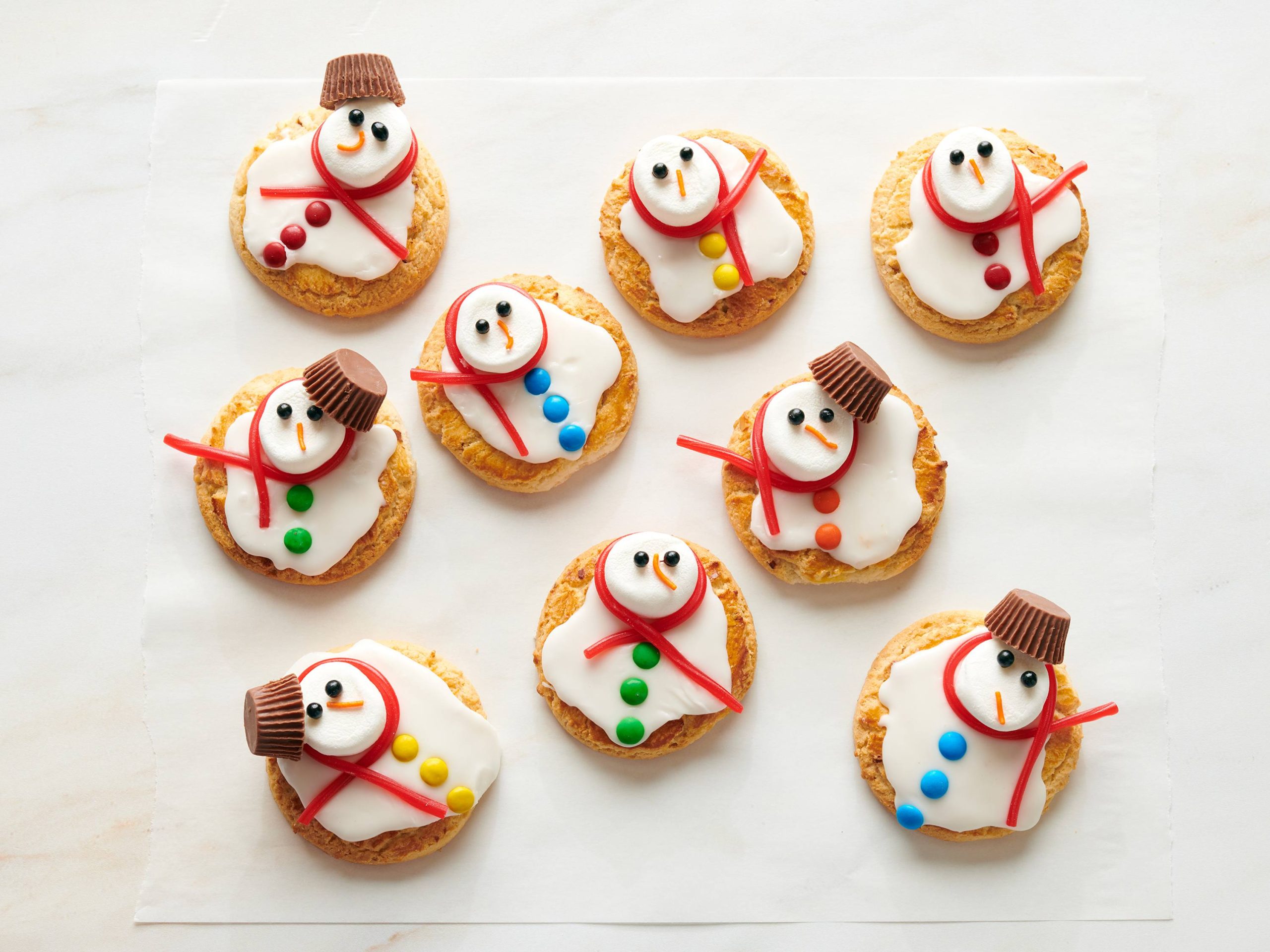 Melted Snowman Cookies | Savory