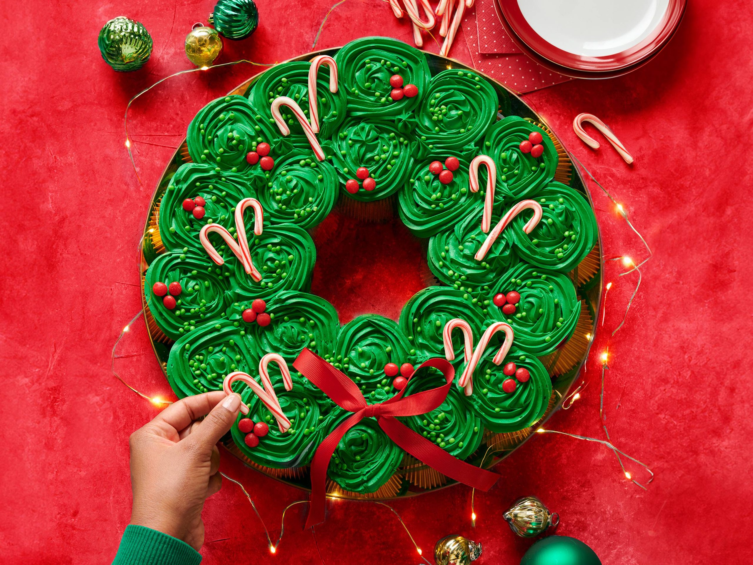 Christmas Wreath Cupcakes | Savory