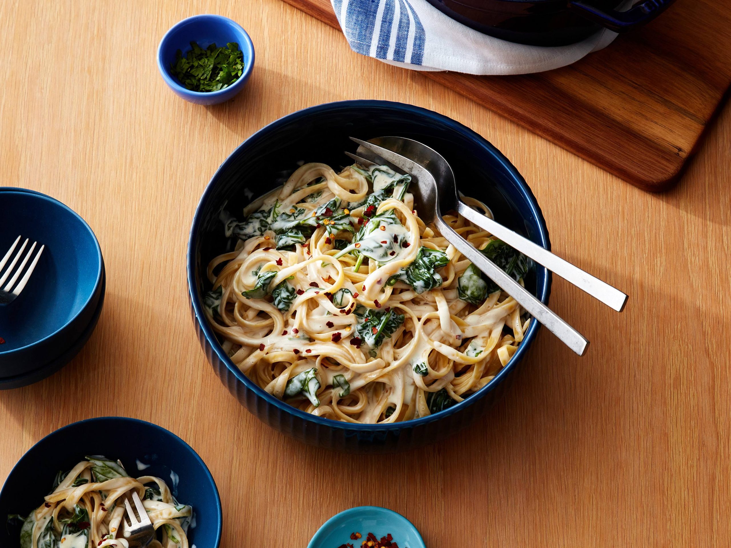 Cottage Cheese Fettuccine Alfredo | Savory