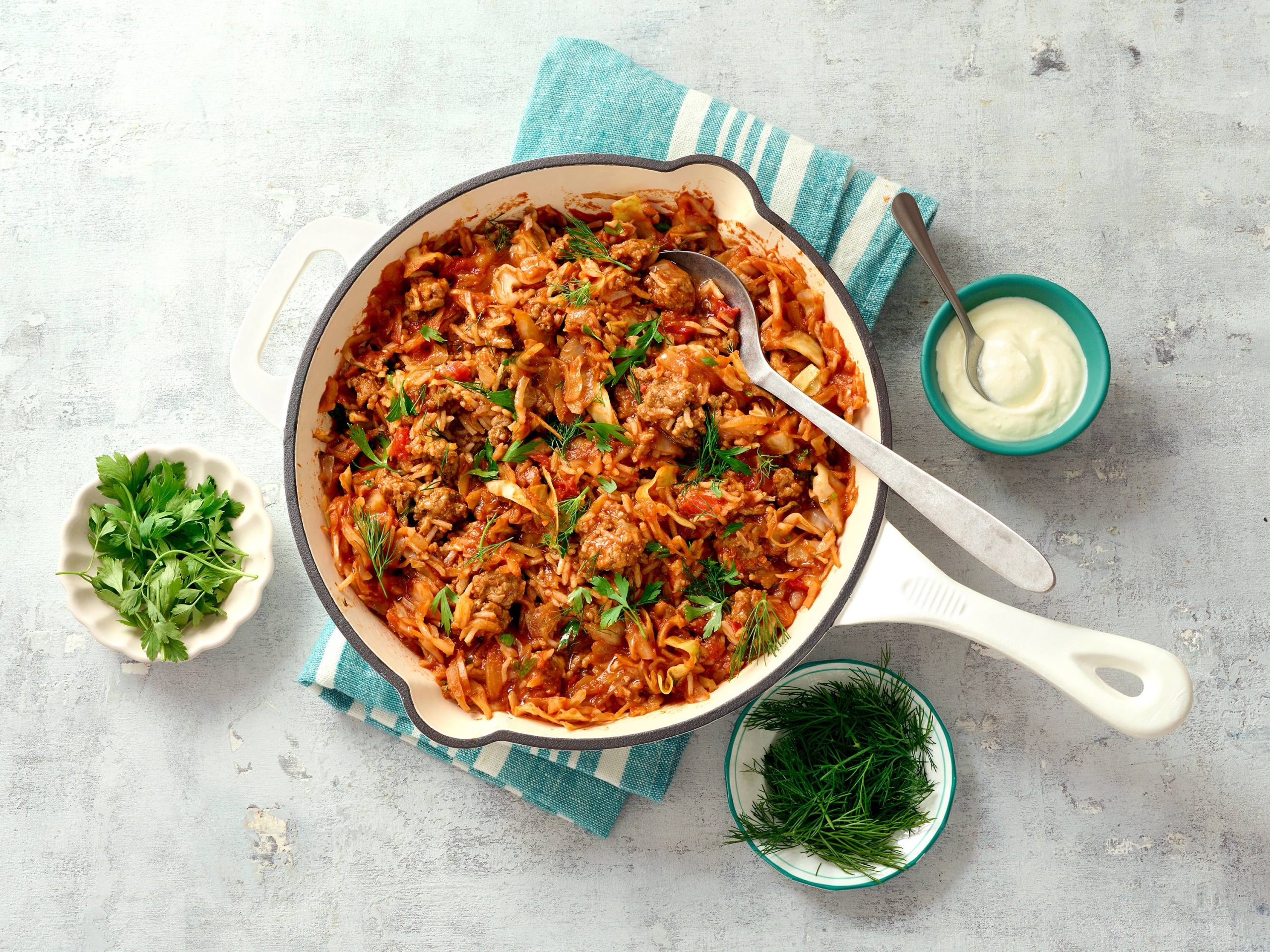 Cabbage Roll Skillet | Savory