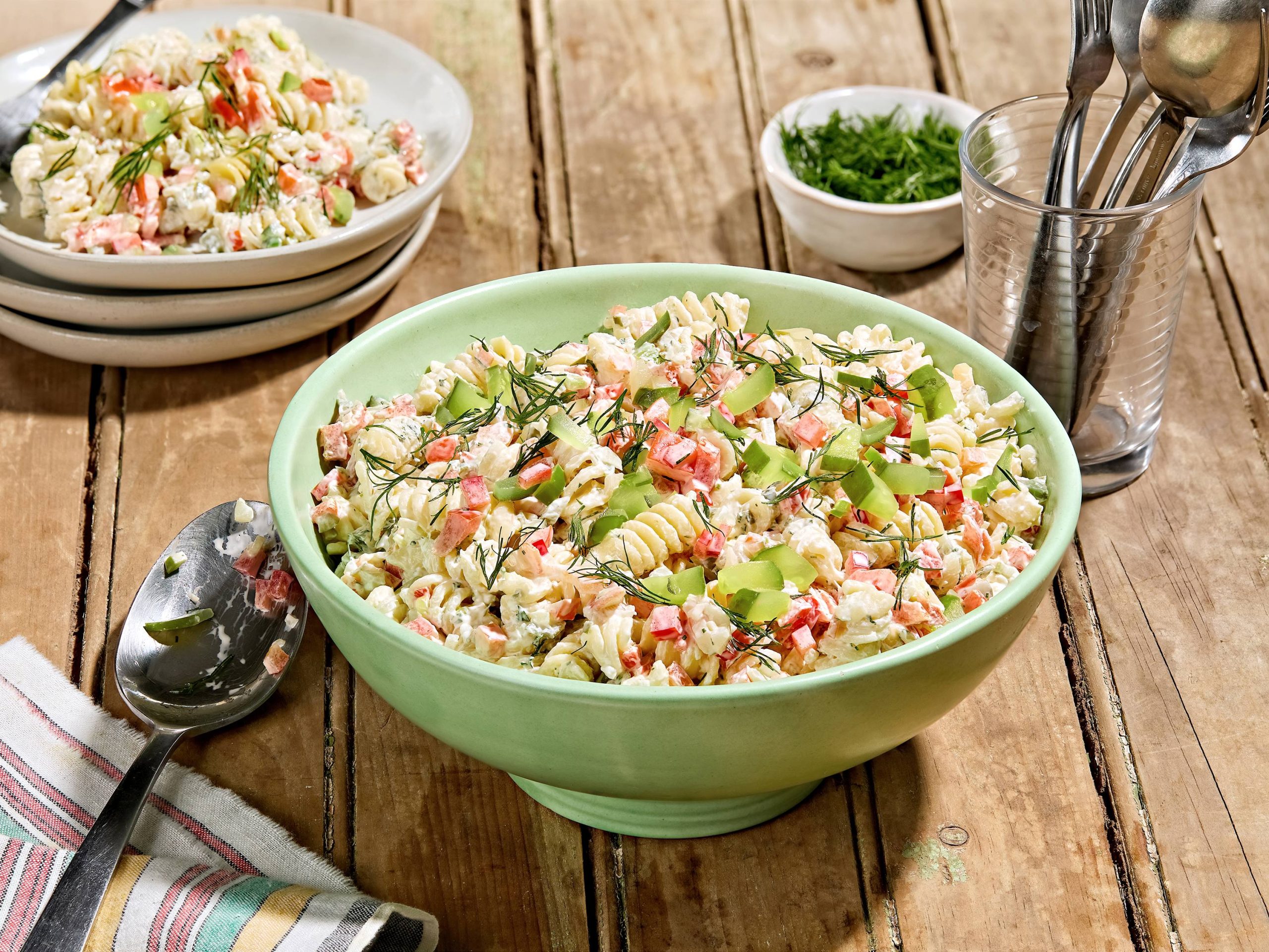 Dill Pickle Pasta Salad | Savory