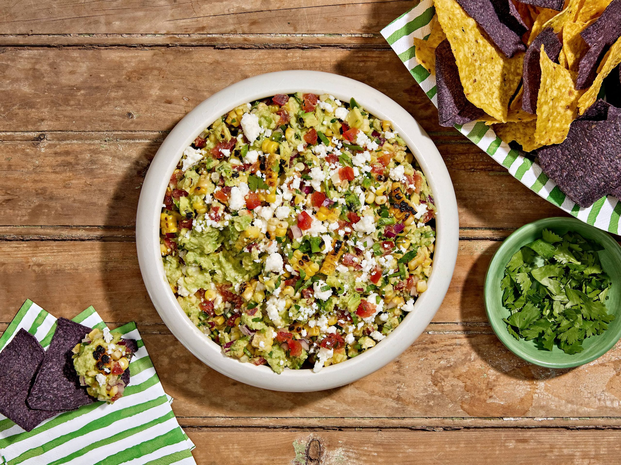 Guacamole with Grilled Corn | Savory