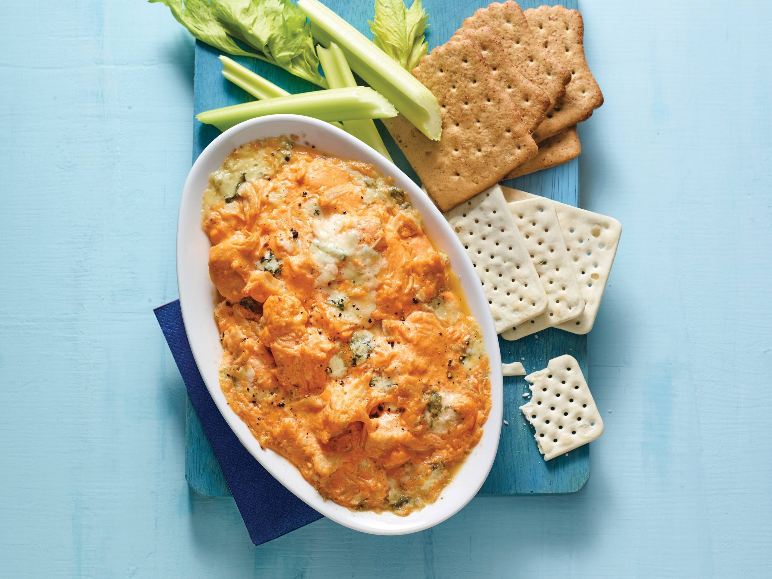 5-Ingredient Buffalo Chicken Dip | Savory