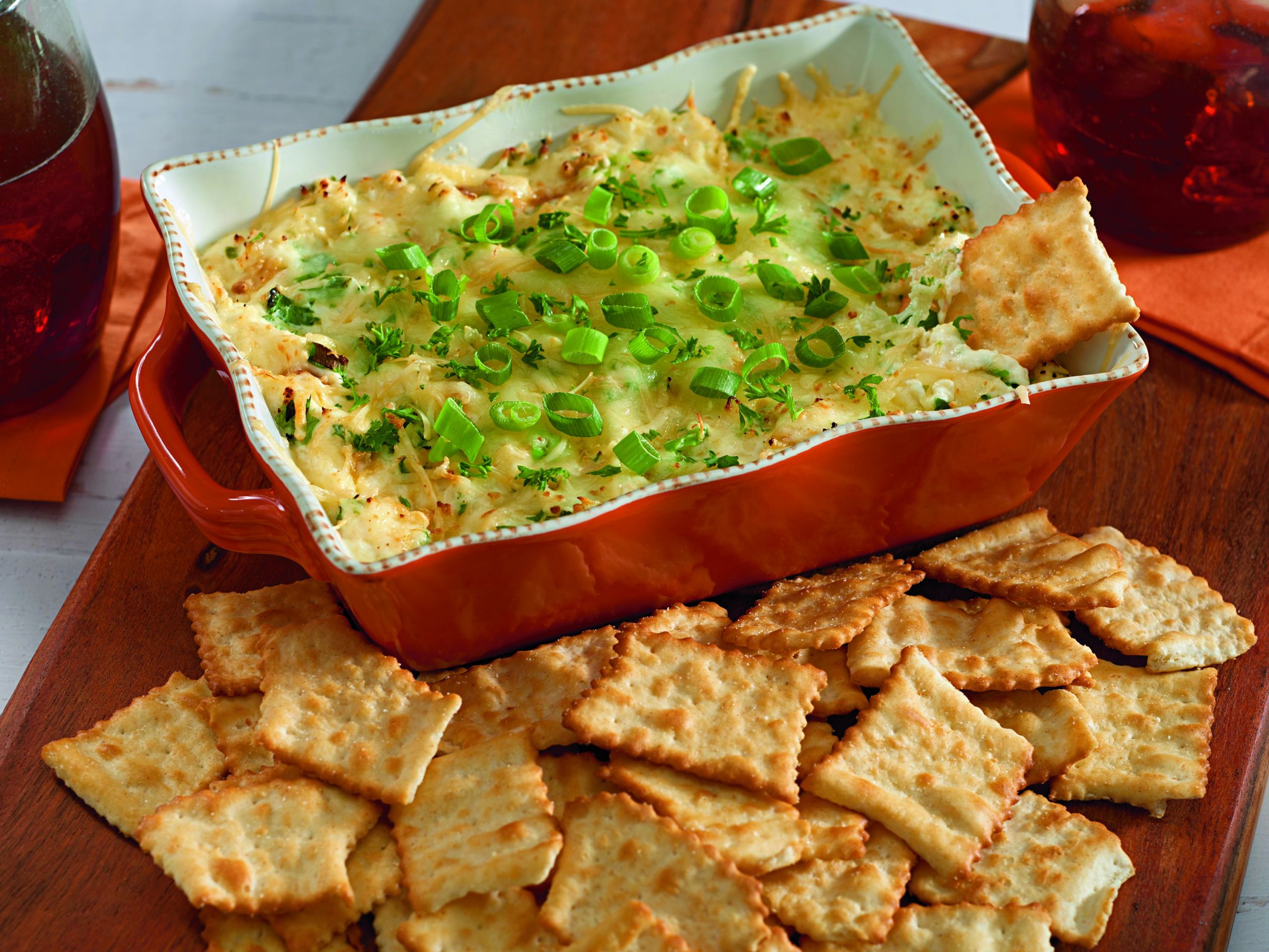 Cheesy Baked Garlic Bread Dip | Savory