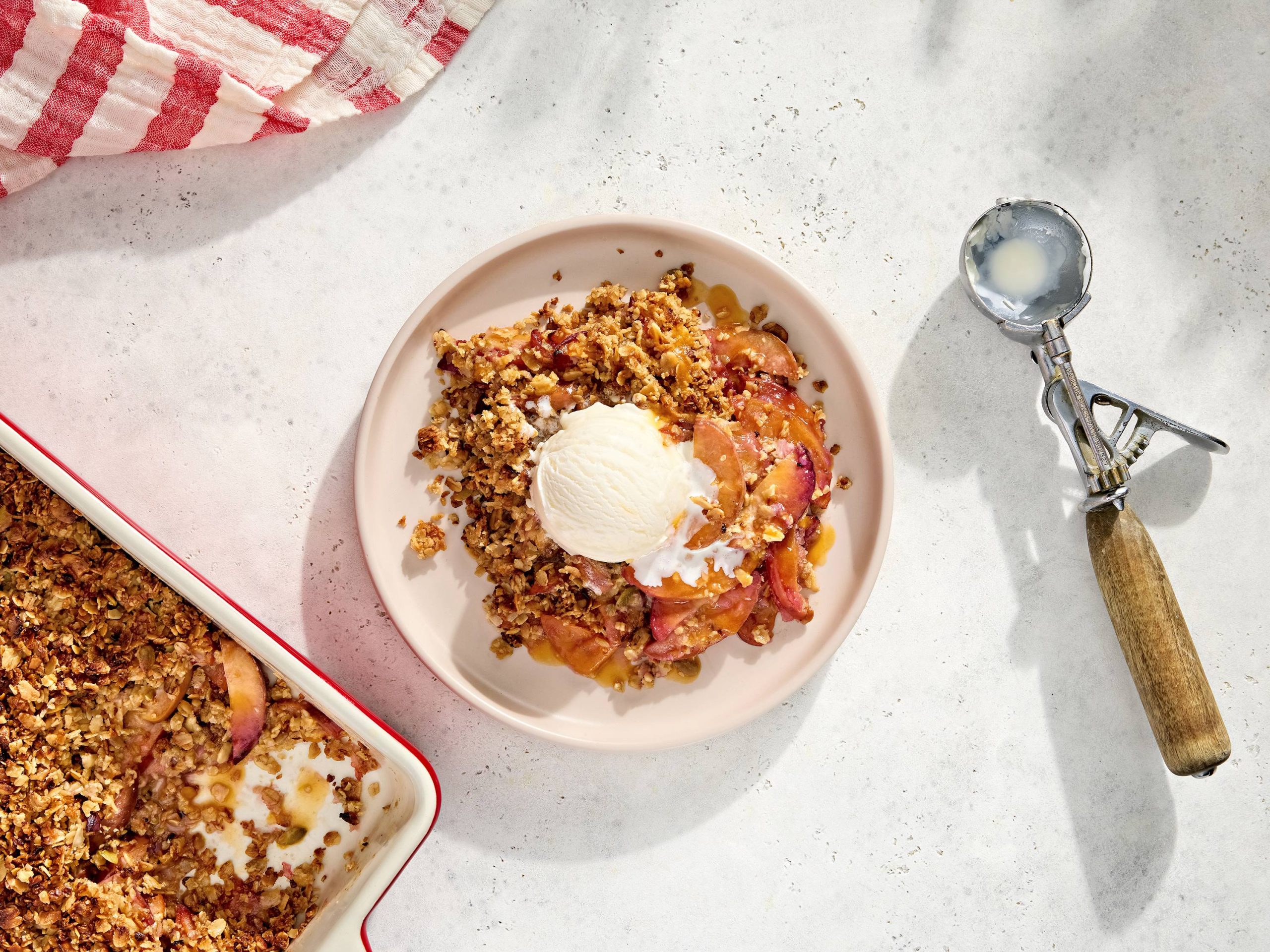 Stone Fruit Crisp | Savory