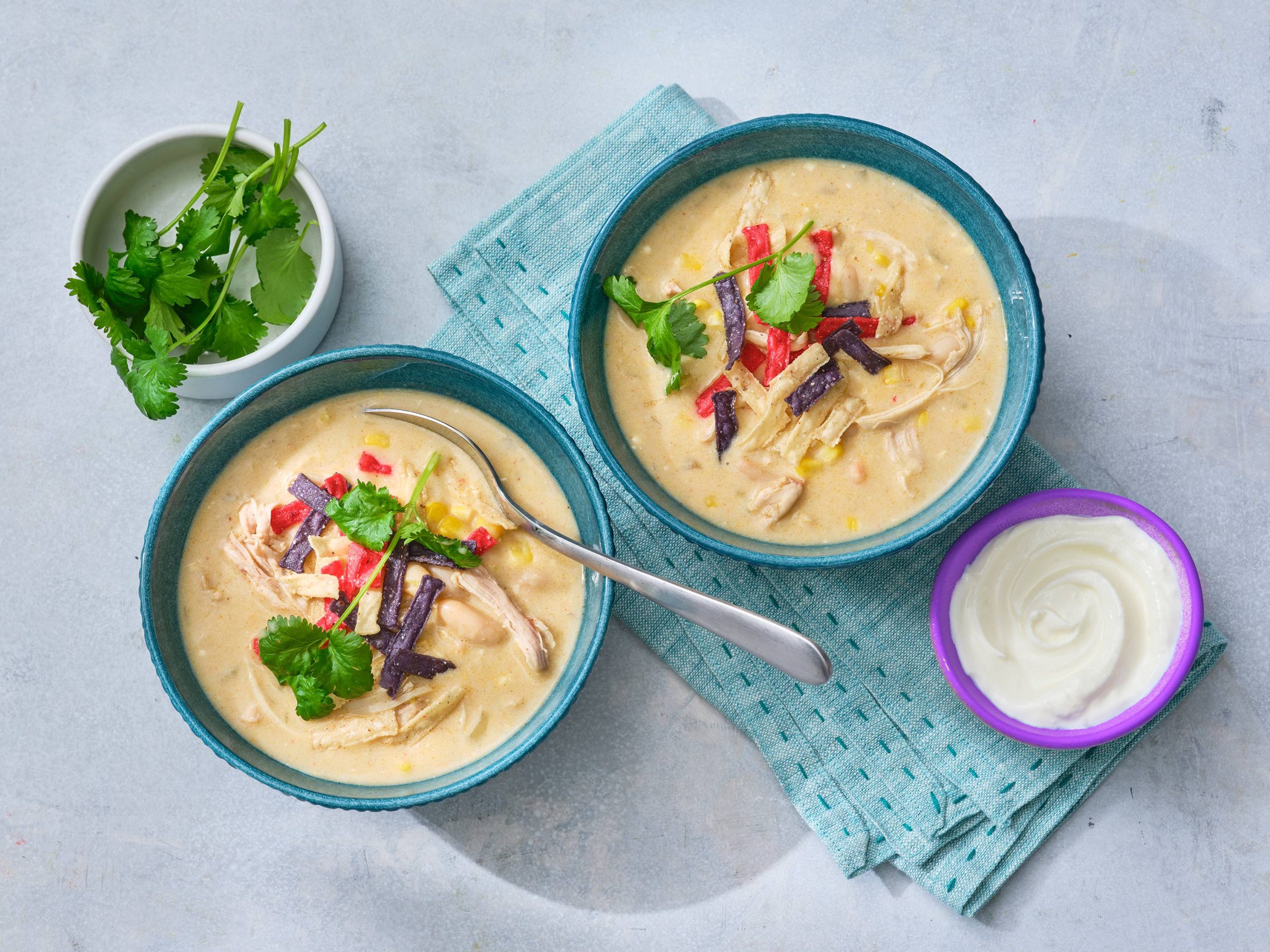 Creamy White Chicken Chili | Savory