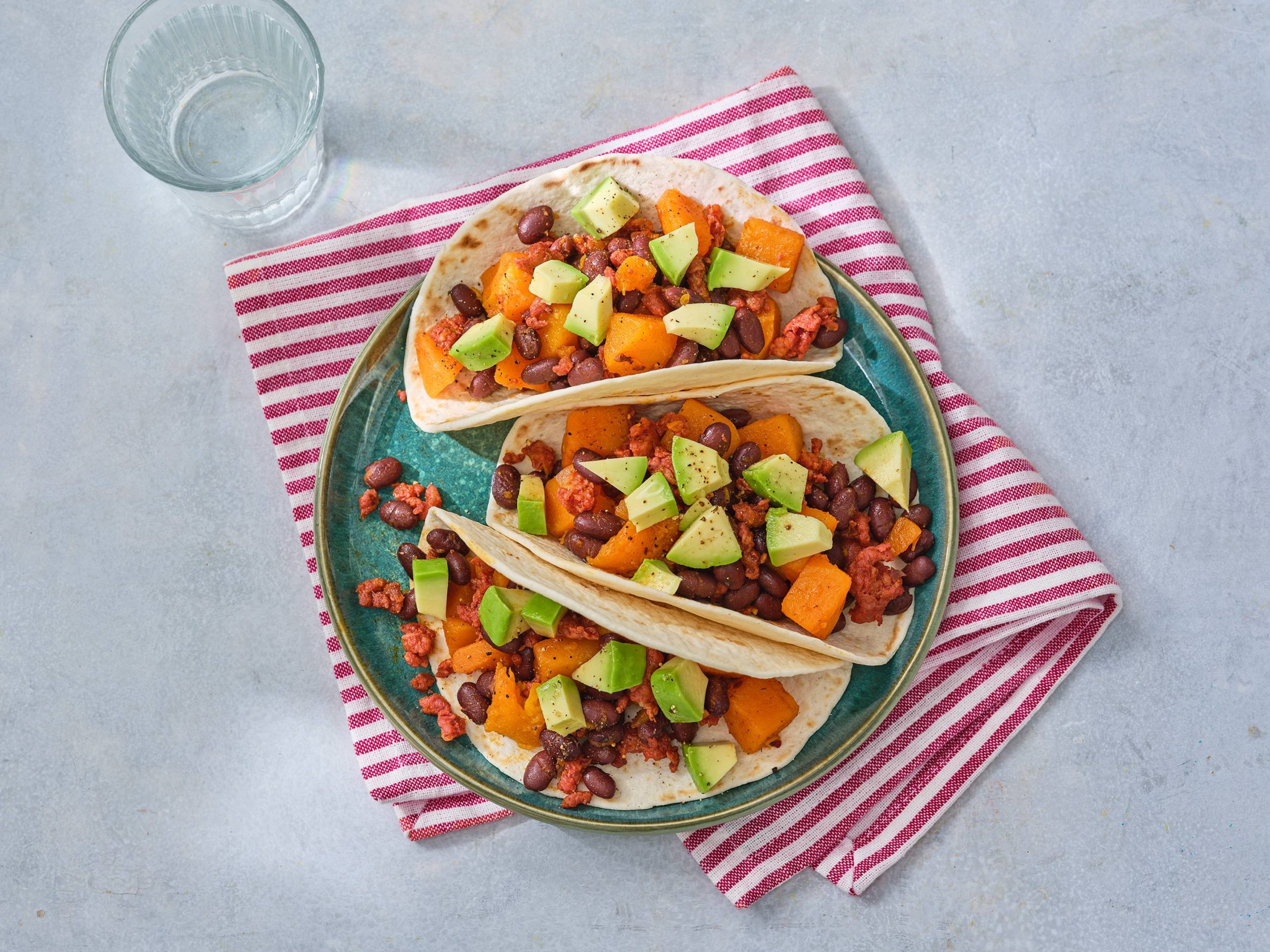 Butternut Squash and Chorizo Tacos | Savory