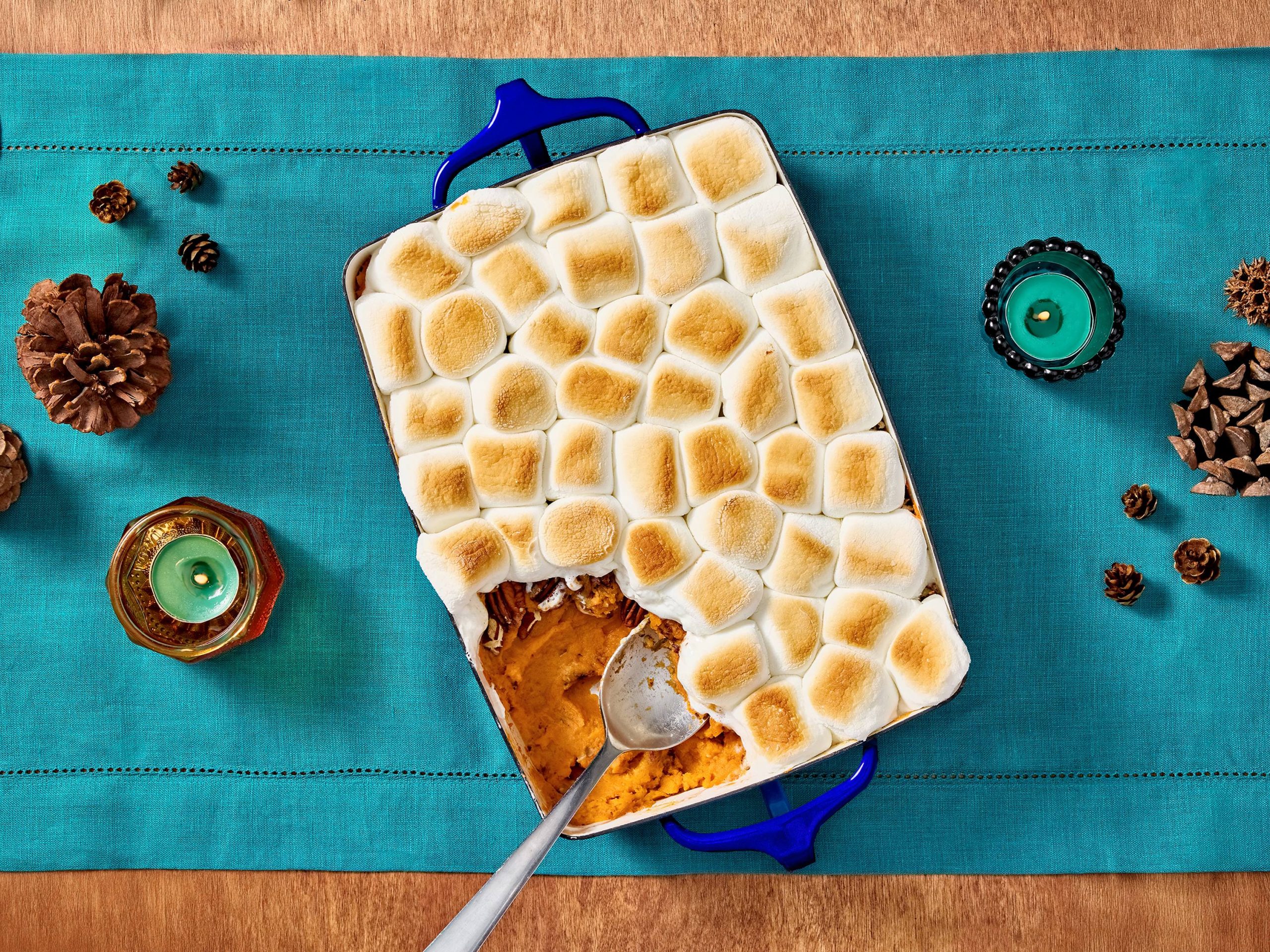 Classic Sweet Potato Casserole with Marshmallows | Savory