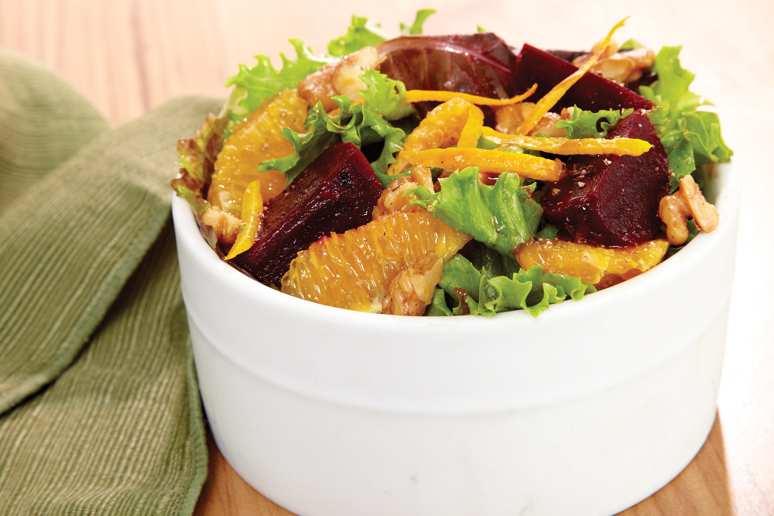 Greens with Beets and Oranges | Savory