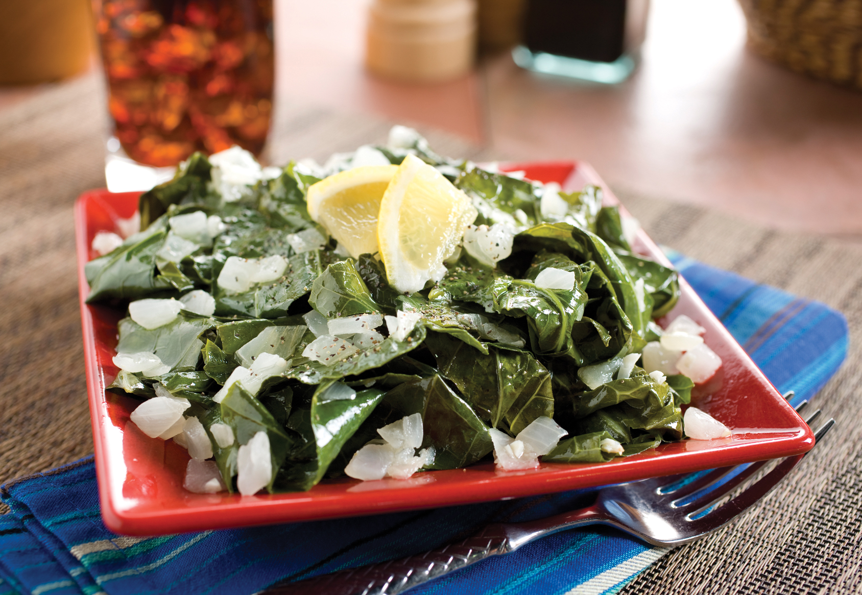 Steamed Collard Greens Savory
