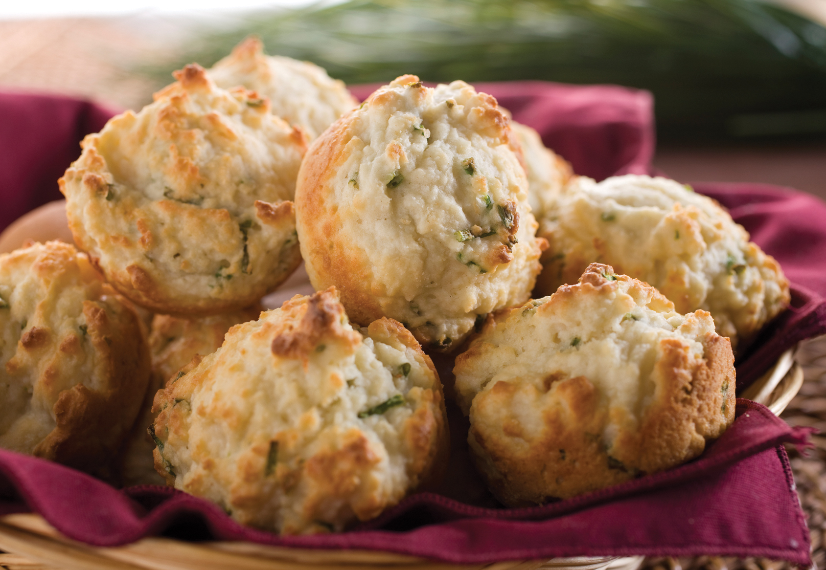 Potato Chive Muffins | Savory