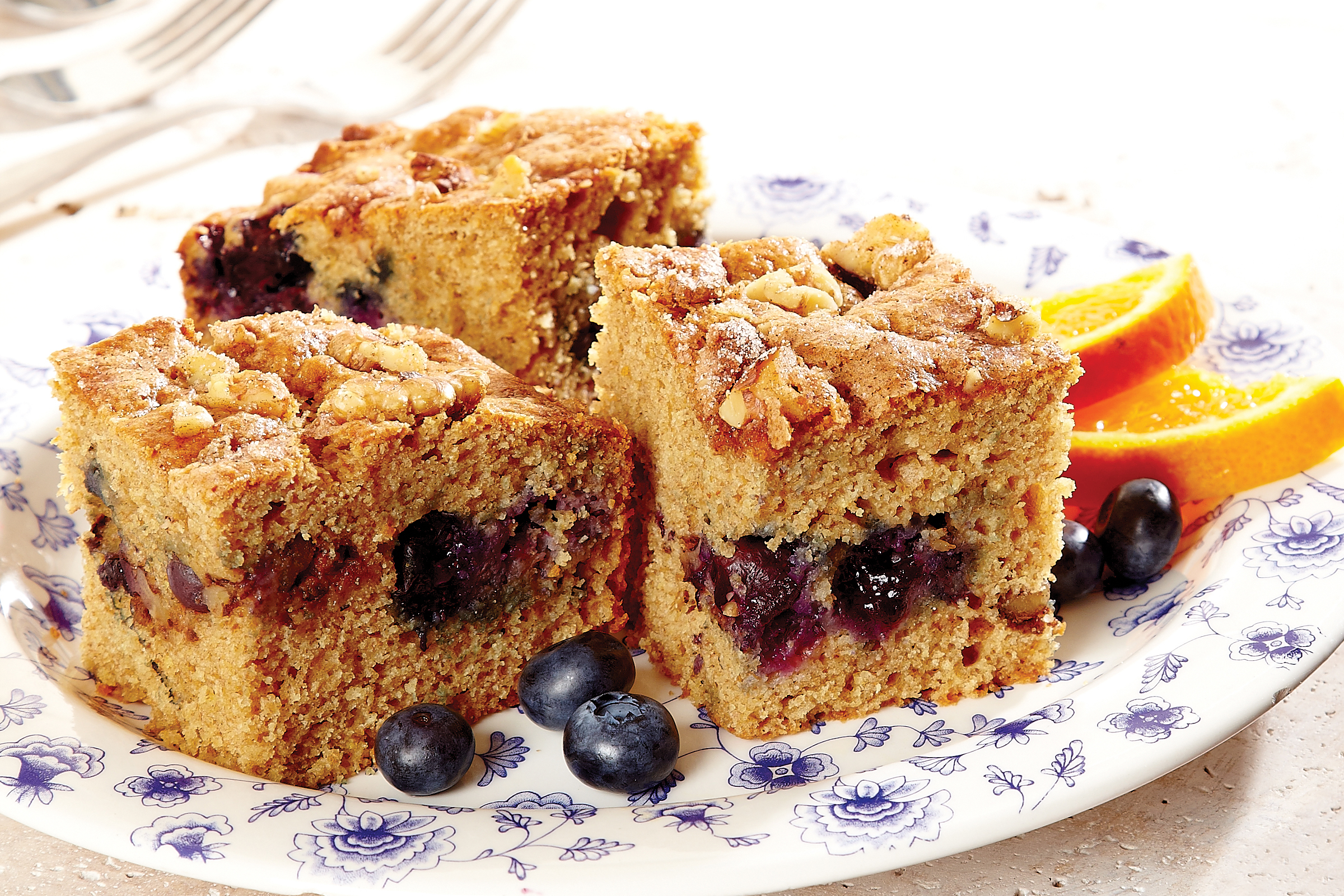 Blueberry Walnut Coffee Cake | Savory
