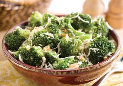 Balsamic Broccoli with Pine Nuts