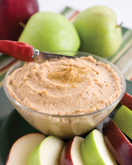 Apples with Walnut Hummus | Savory